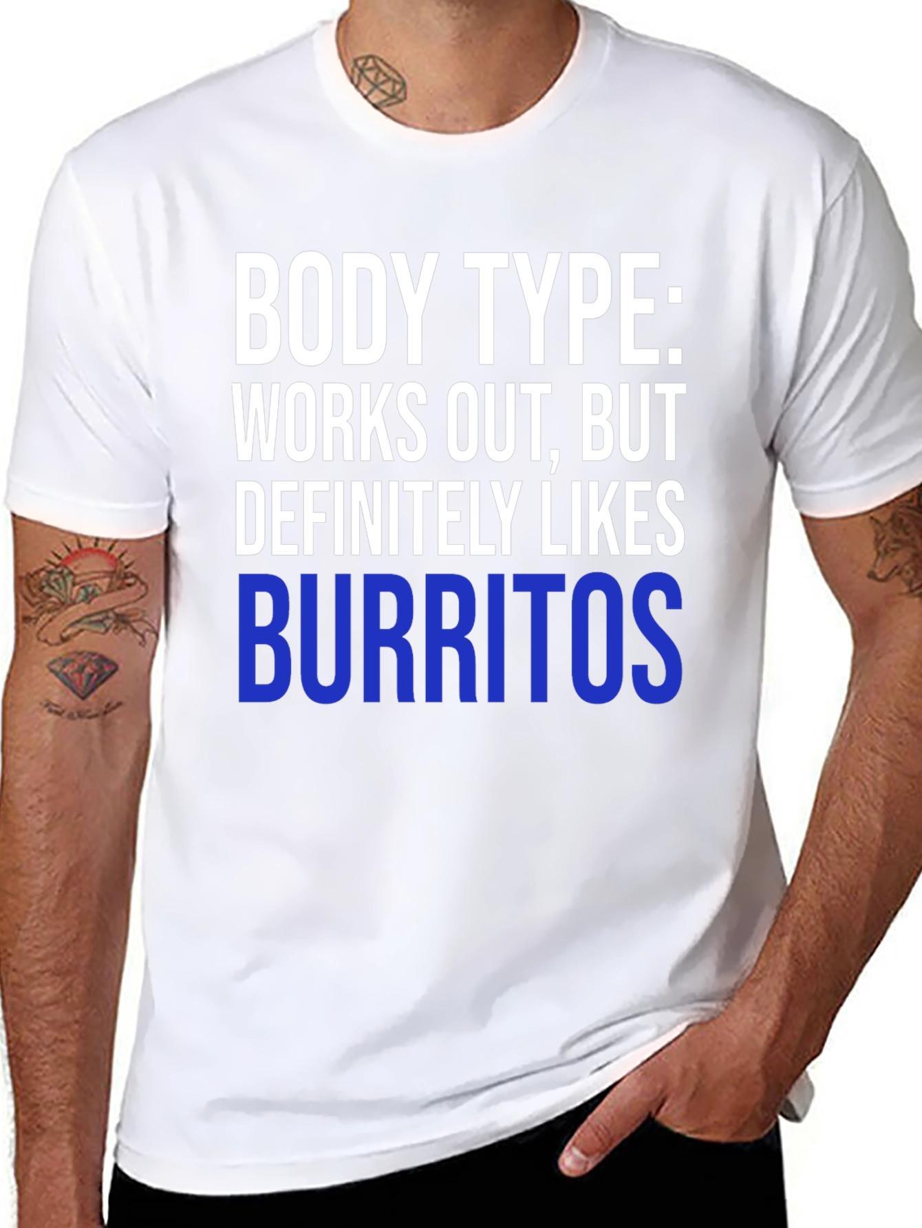 Funny Burrito Lover Workout T-Shirt