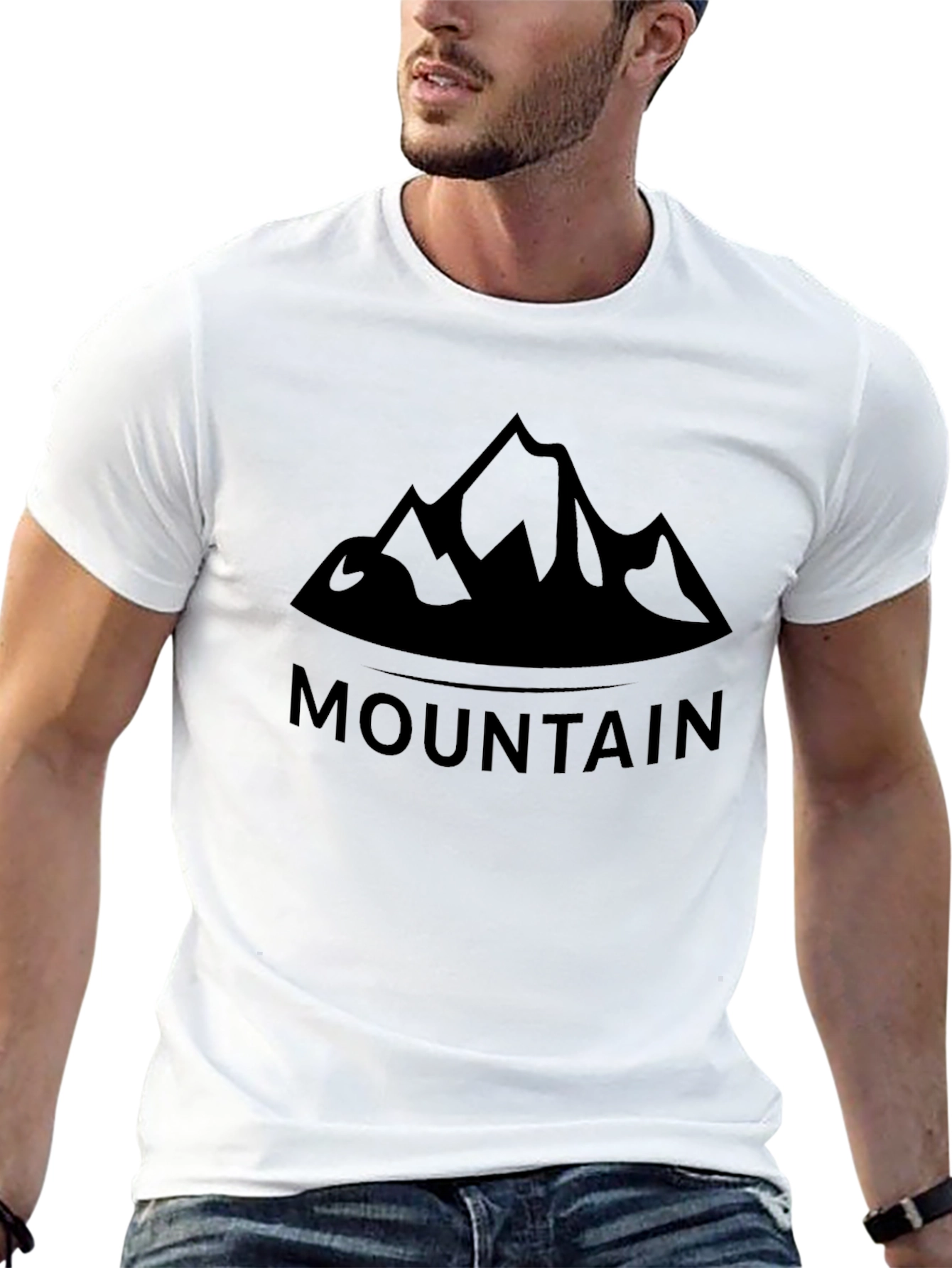 Mountain Graphic Black T-Shirt