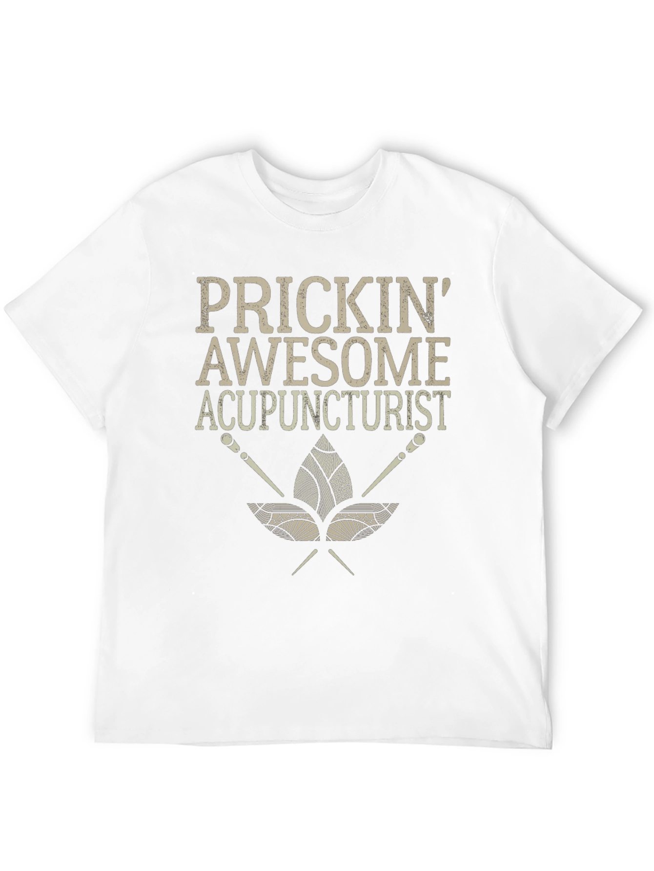 Prickin Awesome Acupuncturist Black T-Shirt