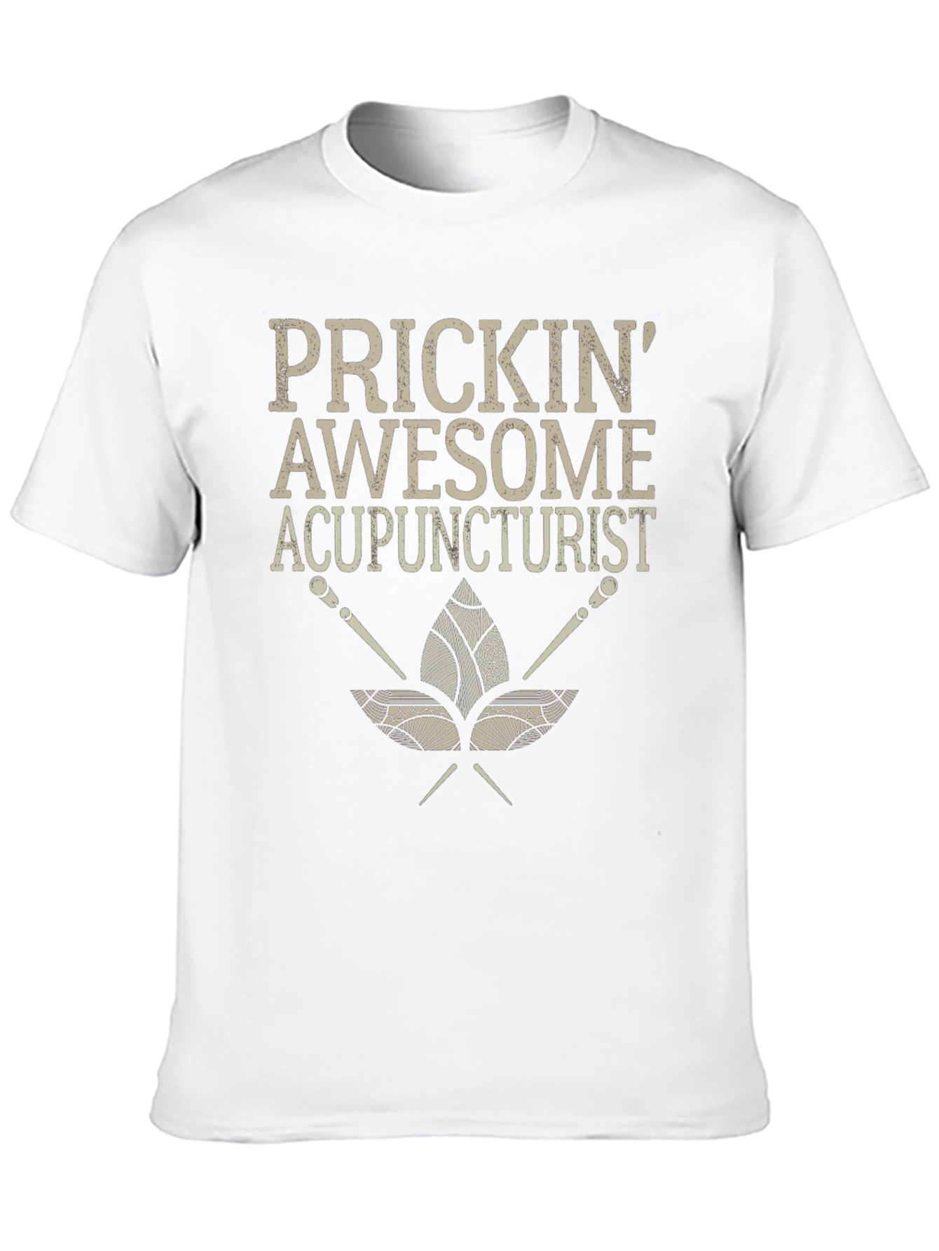 Prickin Awesome Acupuncturist Black T-Shirt
