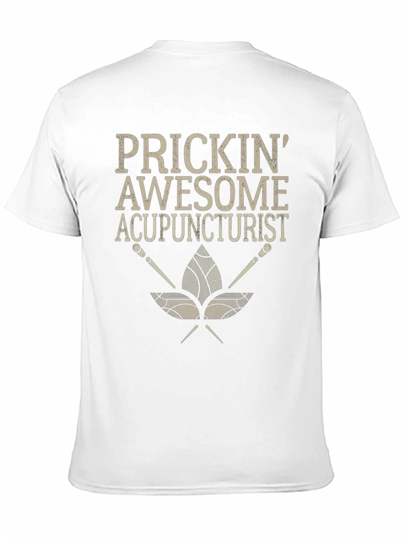 Prickin Awesome Acupuncturist Black T-Shirt