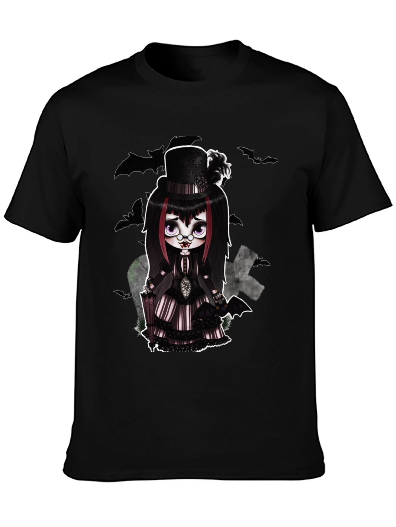 Gothic Doll T-Shirt - Creepy Cute Style