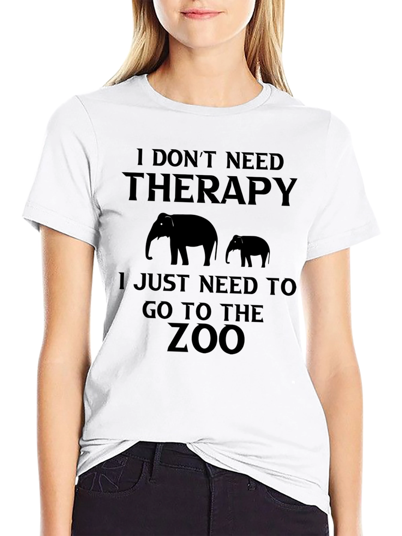 Zoo Therapy T-Shirt - Elephant Graphic Tee