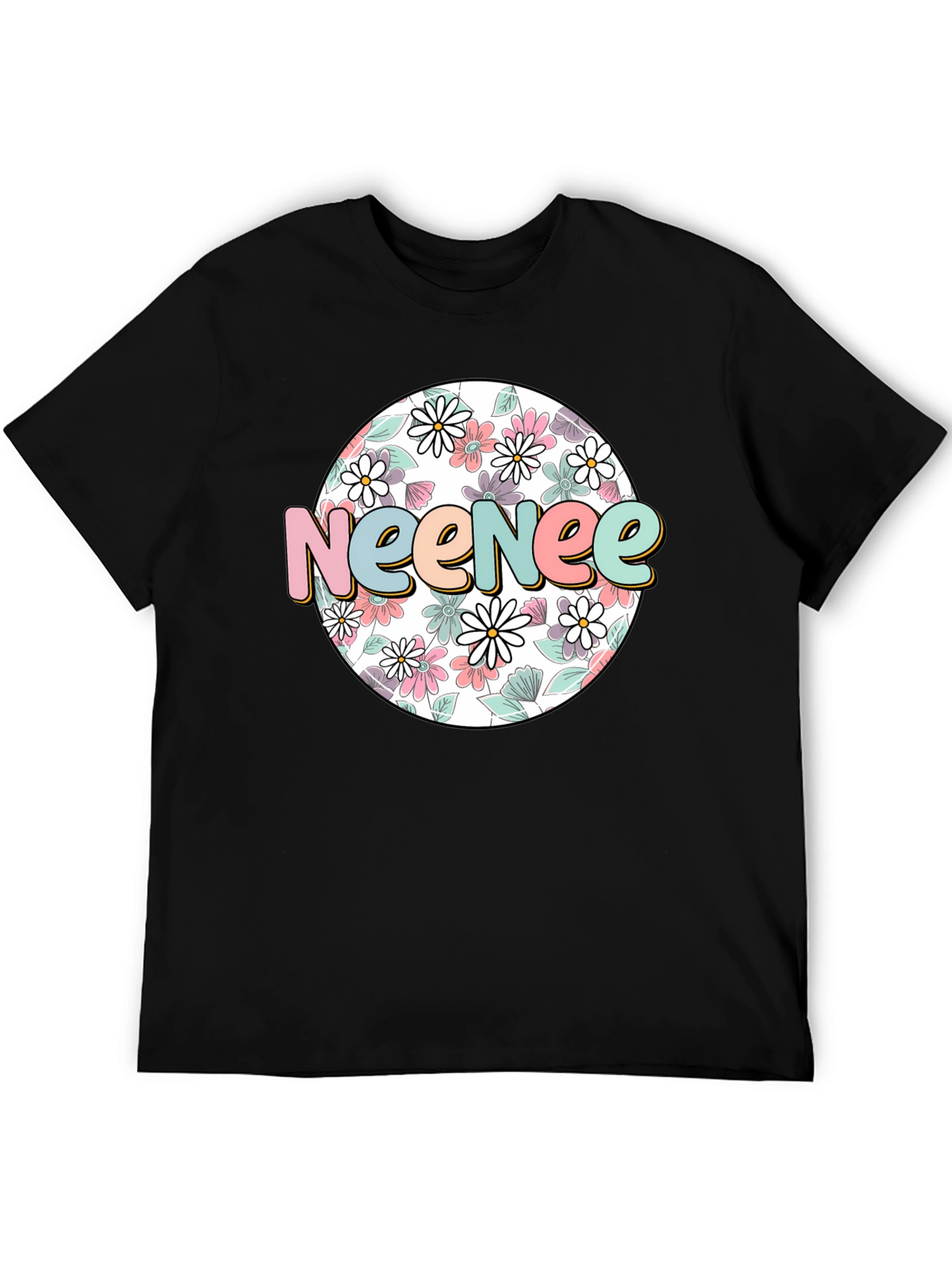 Neenee Floral T-Shirt - Trendy Graphic Tee