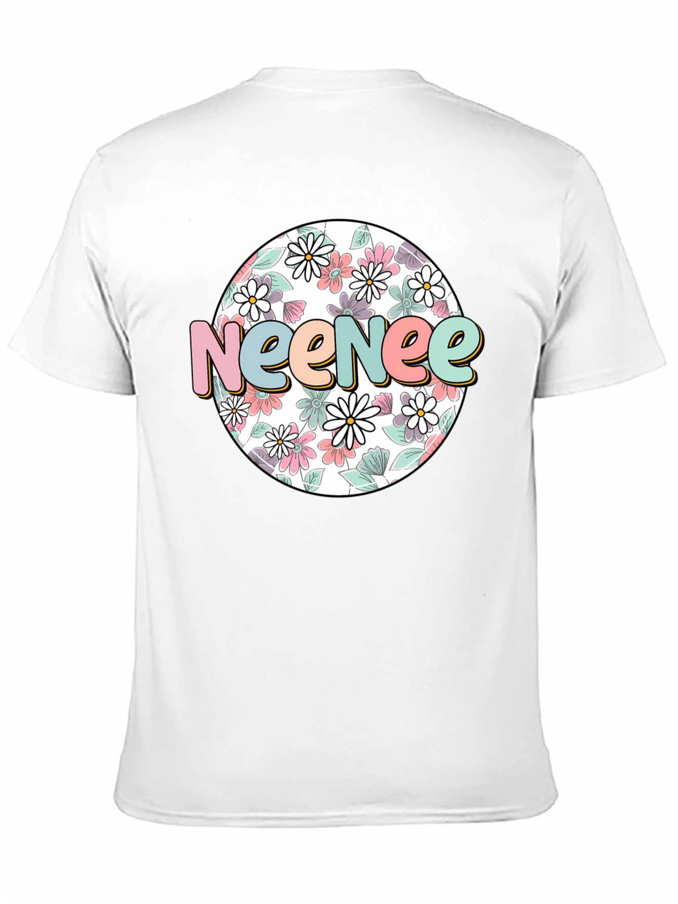 Neenee Floral T-Shirt - Trendy Graphic Tee