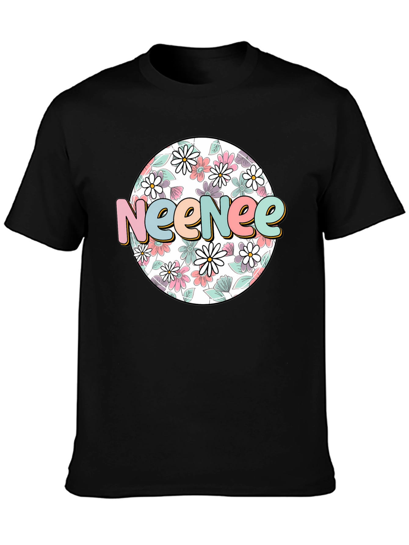 Neenee Floral T-Shirt - Trendy Graphic Tee