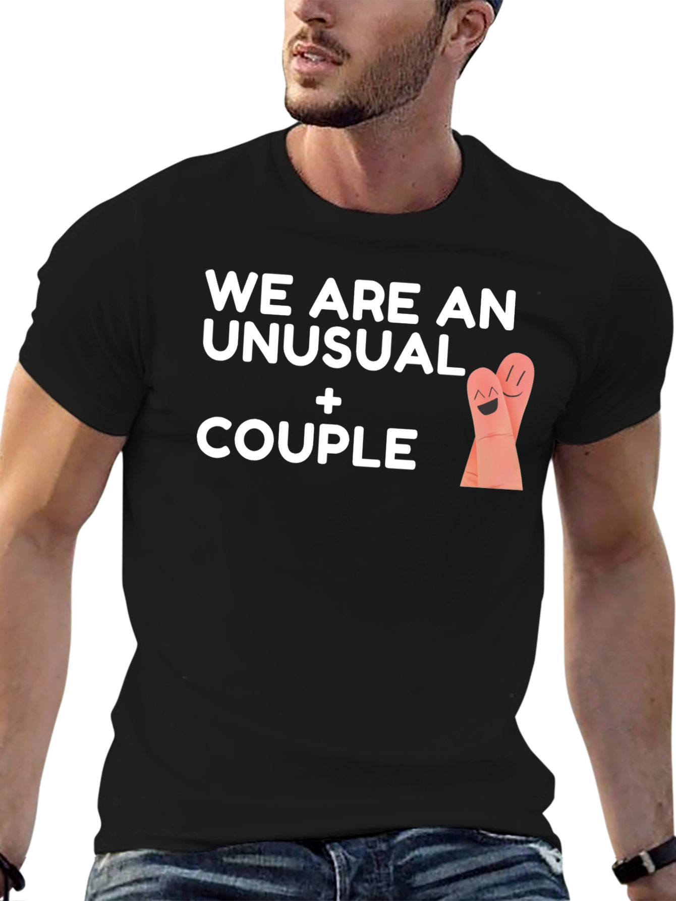 Unusual Couple Graphic T-Shirt
