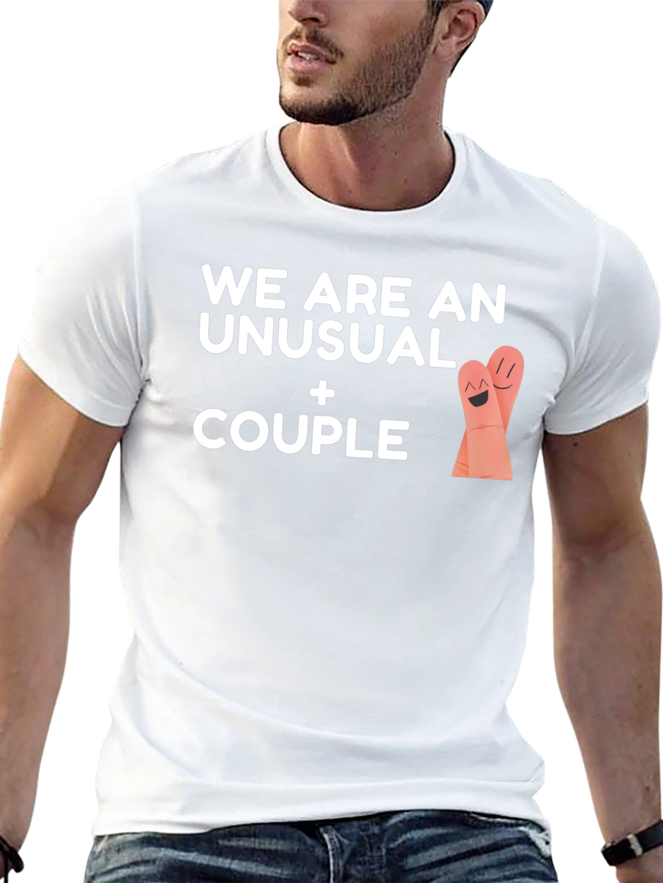 Unusual Couple Graphic T-Shirt