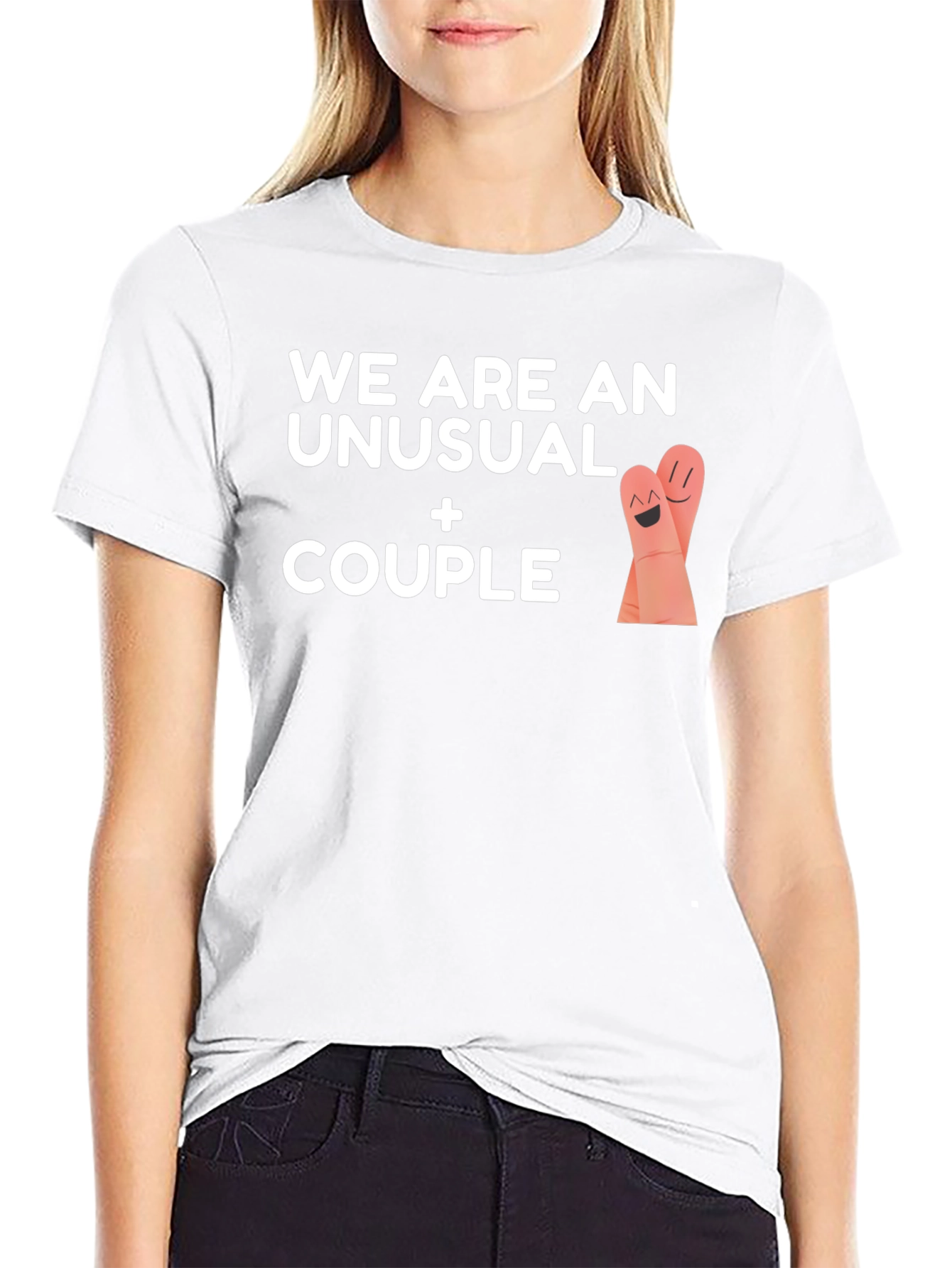 Unusual Couple Graphic T-Shirt