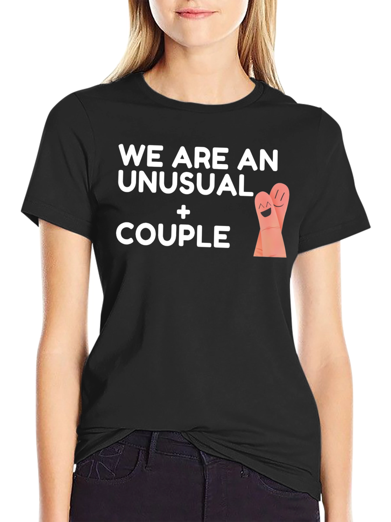 Unusual Couple Graphic T-Shirt