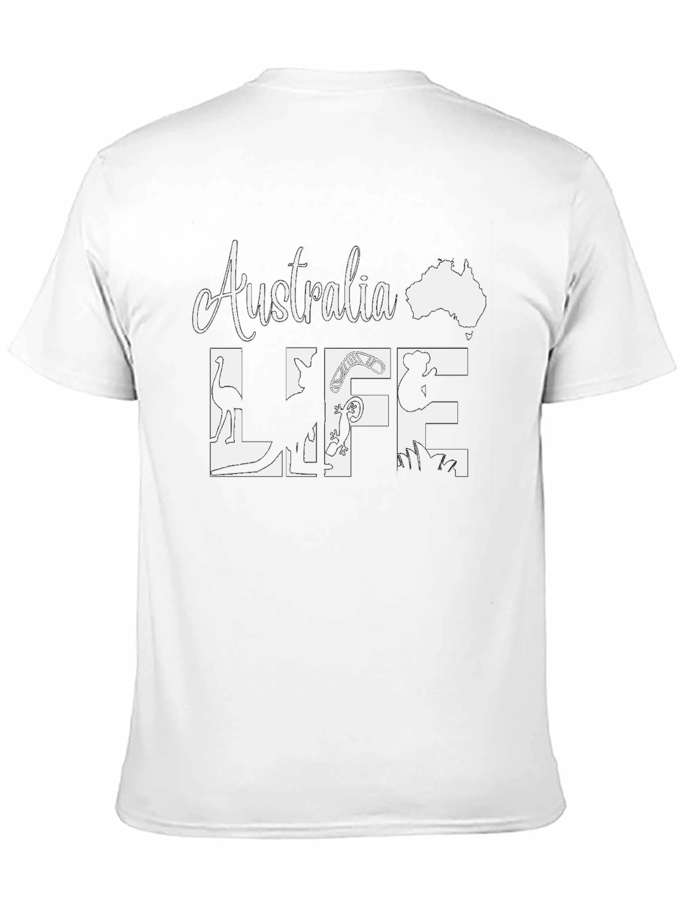 Australia Life Graphic Tee - Black
