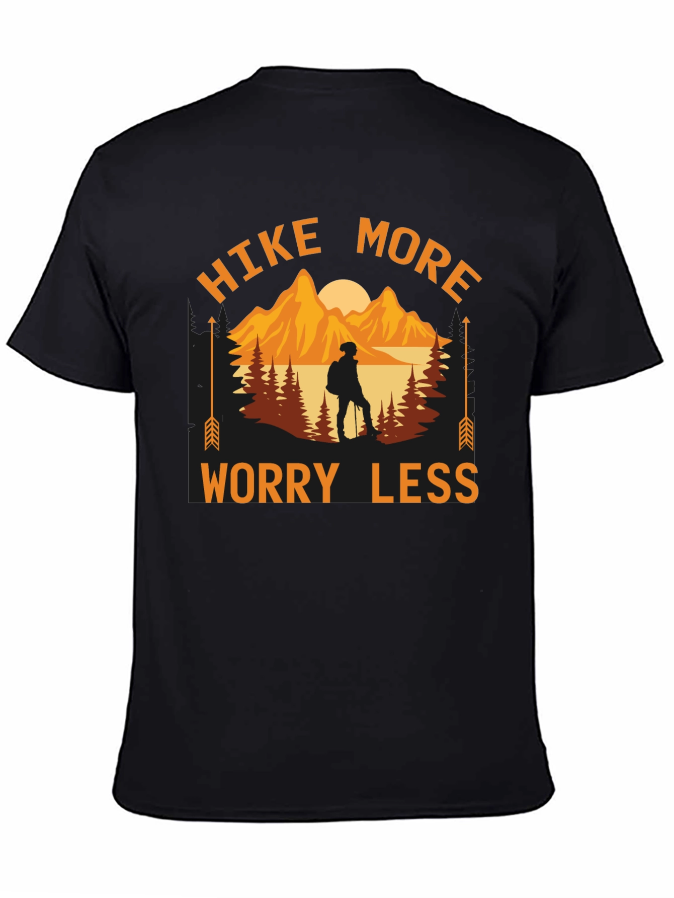 Hike More Worry Less Graphic T-Shirt