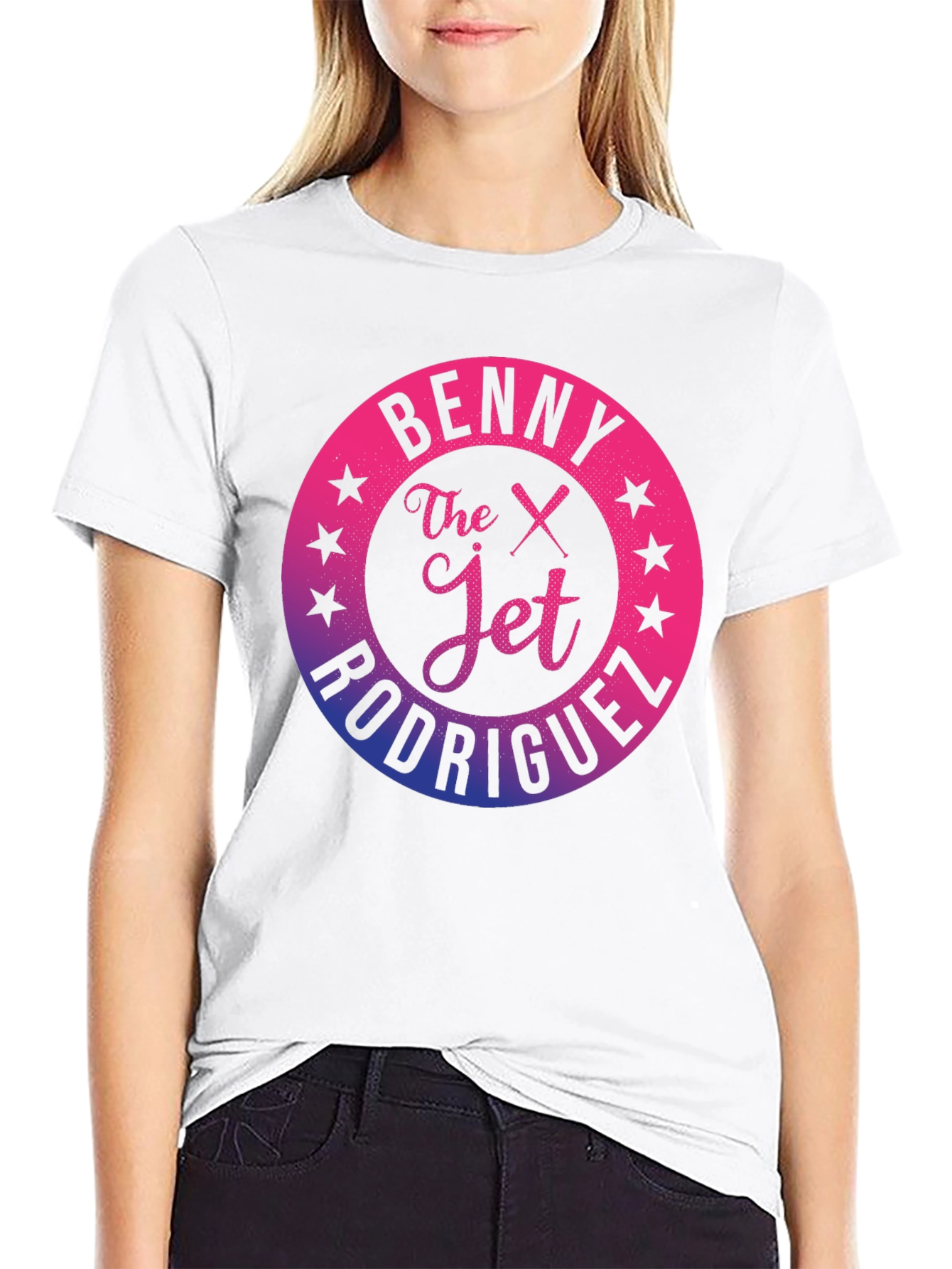 Benny The Jet Rodriguez Gradient Graphic T-Shirt