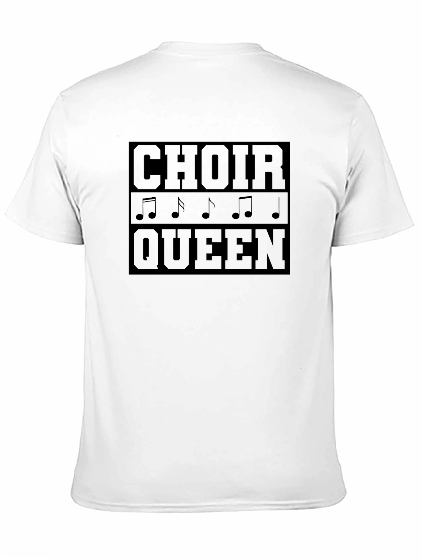 Choir Queen Music Notes Graphic T-Shirt