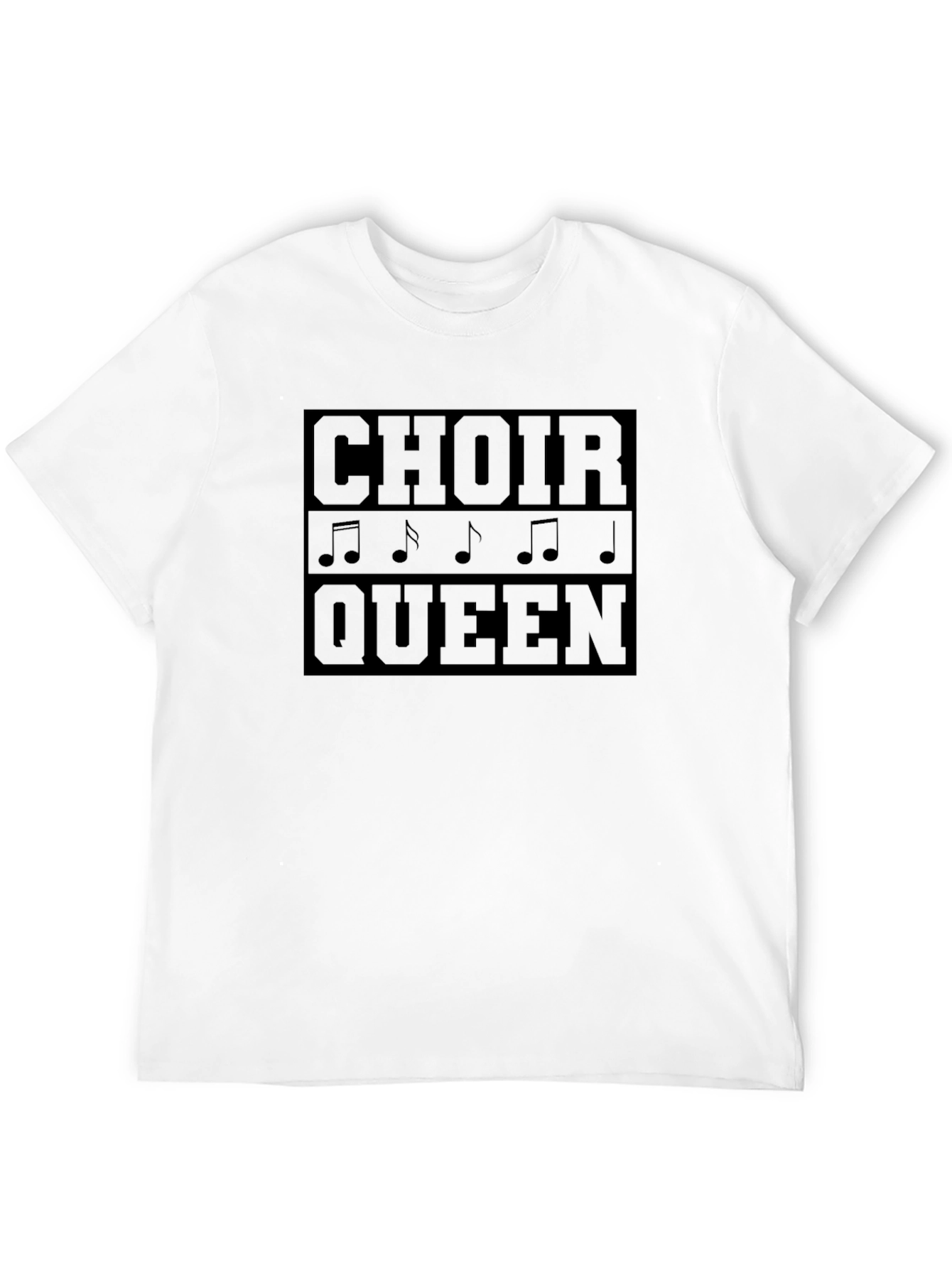 Choir Queen Music Notes Graphic T-Shirt
