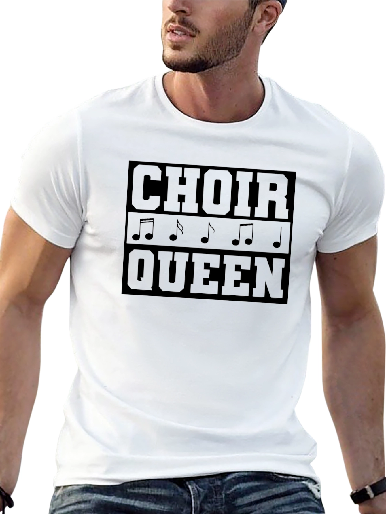 Choir Queen Music Notes Graphic T-Shirt