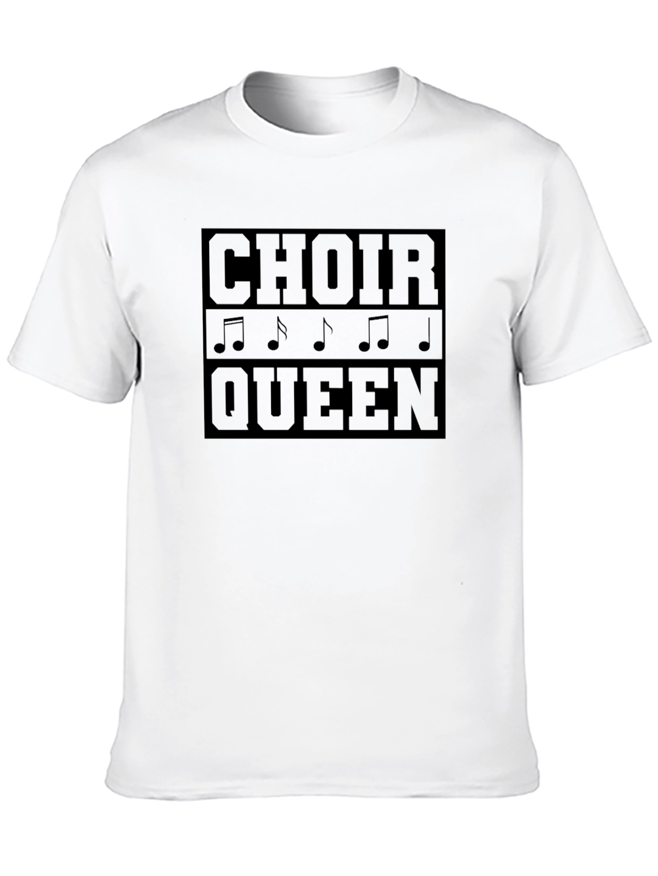 Choir Queen Music Notes Graphic T-Shirt