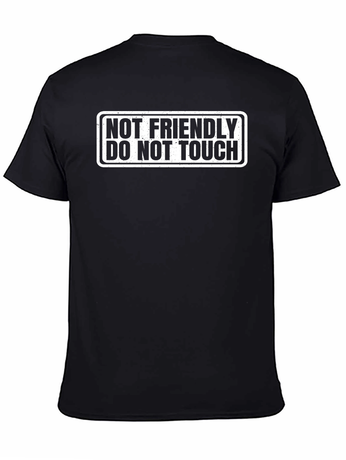Not Friendly Graphic Tee -  Statement T-Shirt