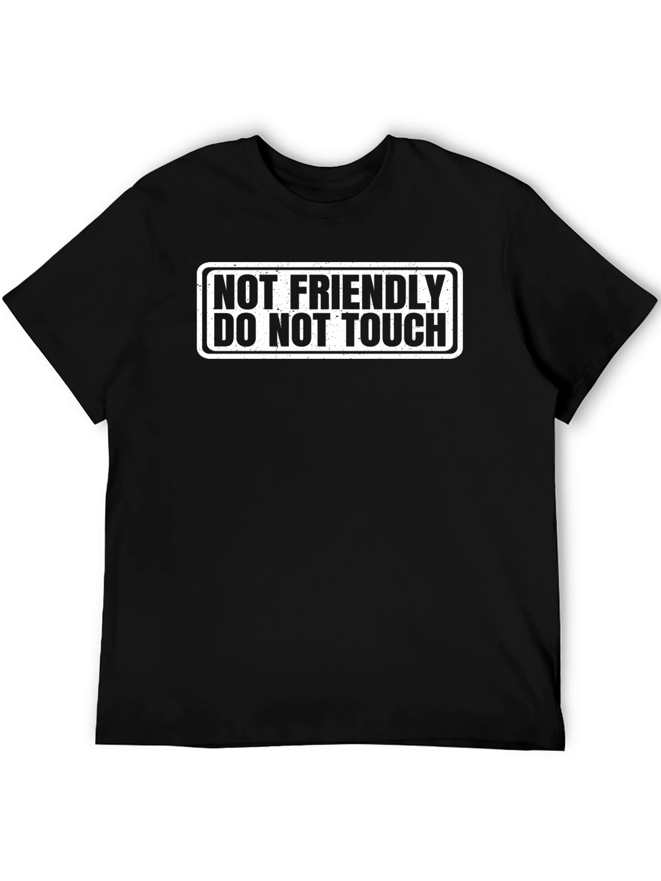 Not Friendly Graphic Tee -  Statement T-Shirt