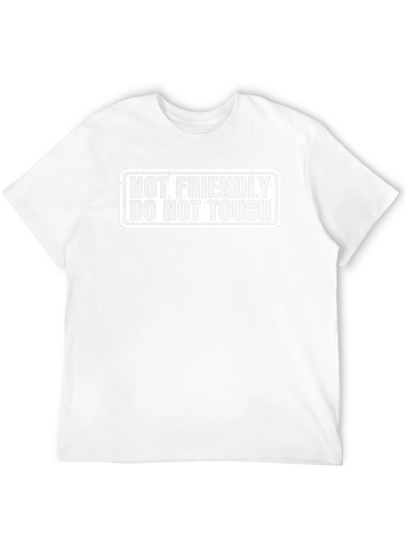 Not Friendly Graphic Tee -  Statement T-Shirt