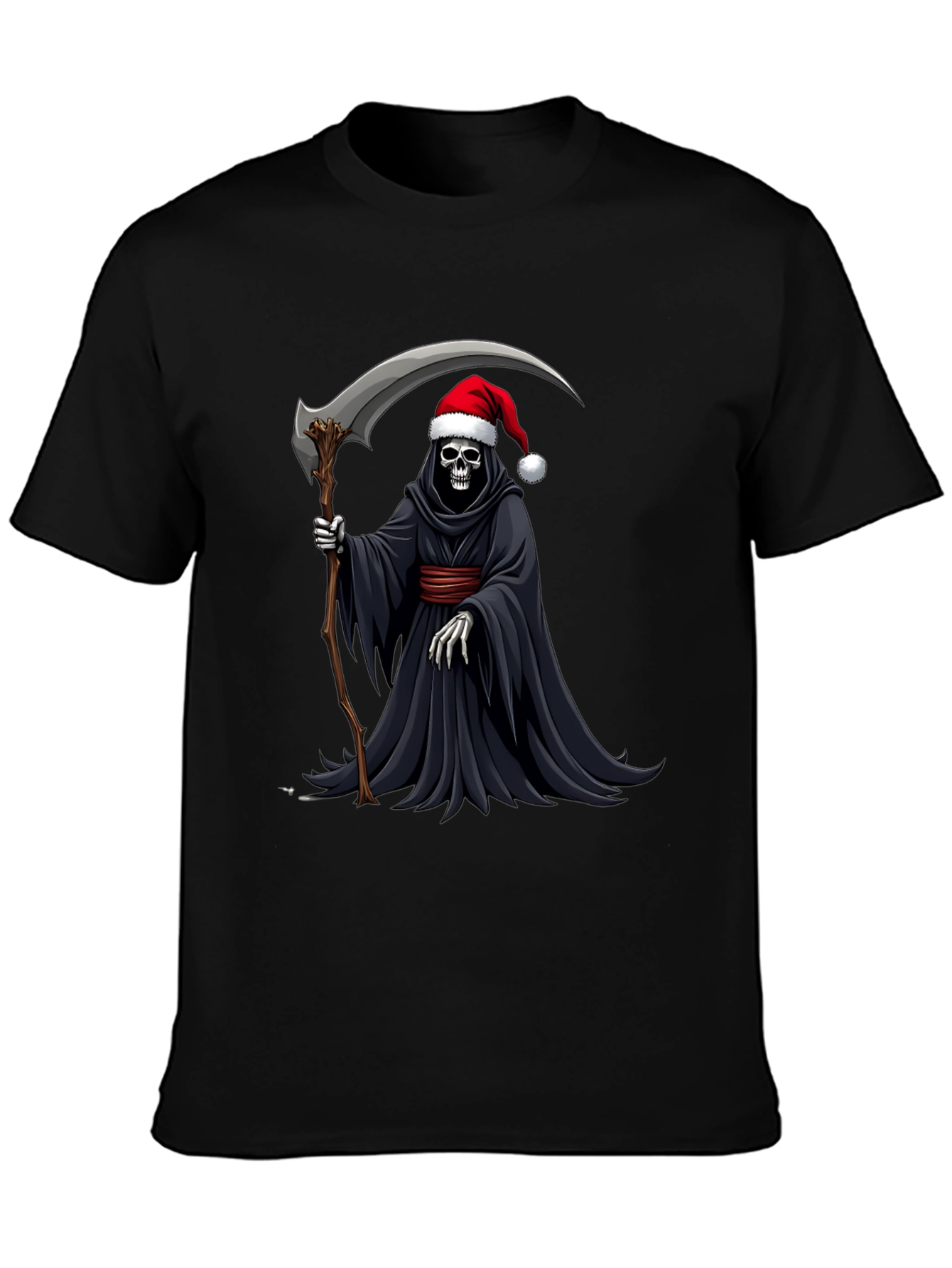 Grim Reaper Santa T-Shirt - Holiday Death