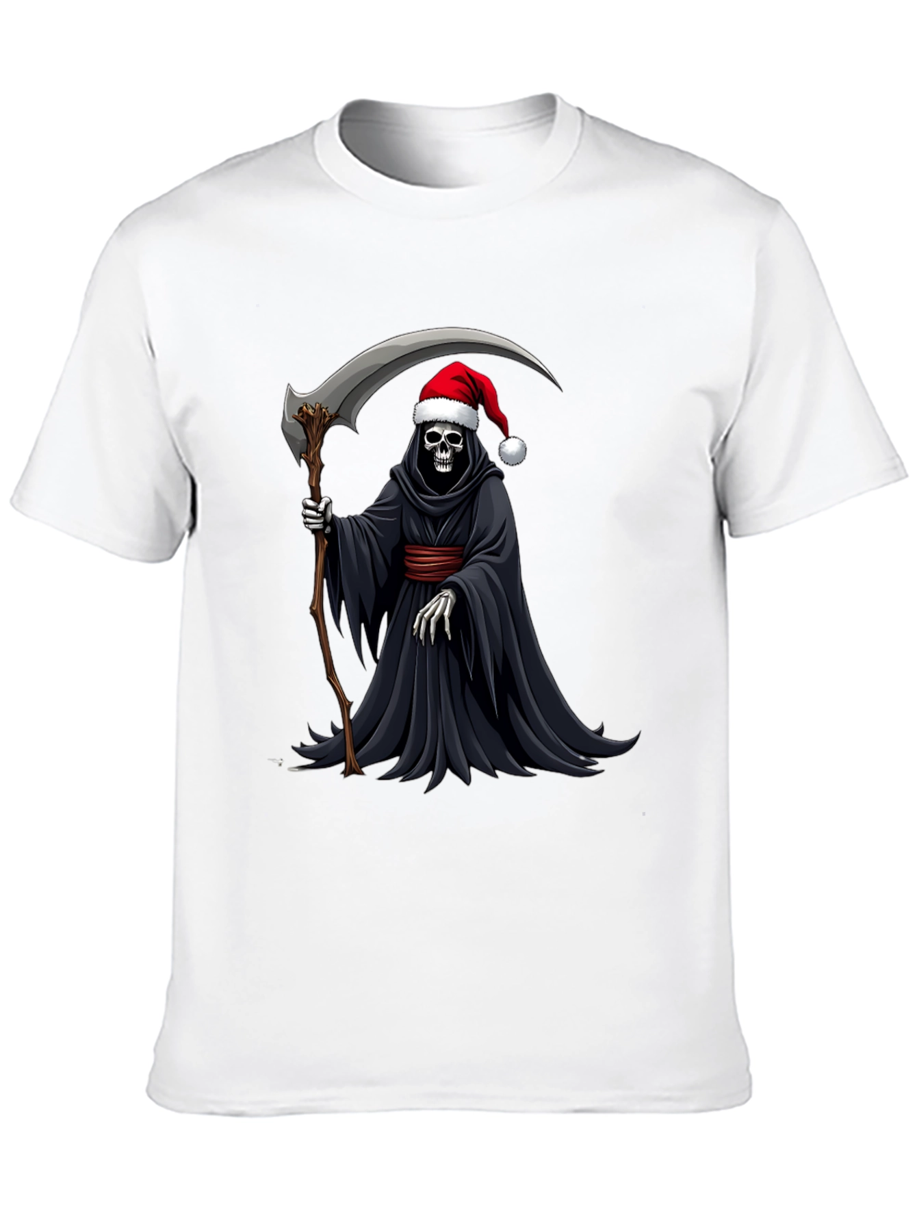 Grim Reaper Santa T-Shirt - Holiday Death