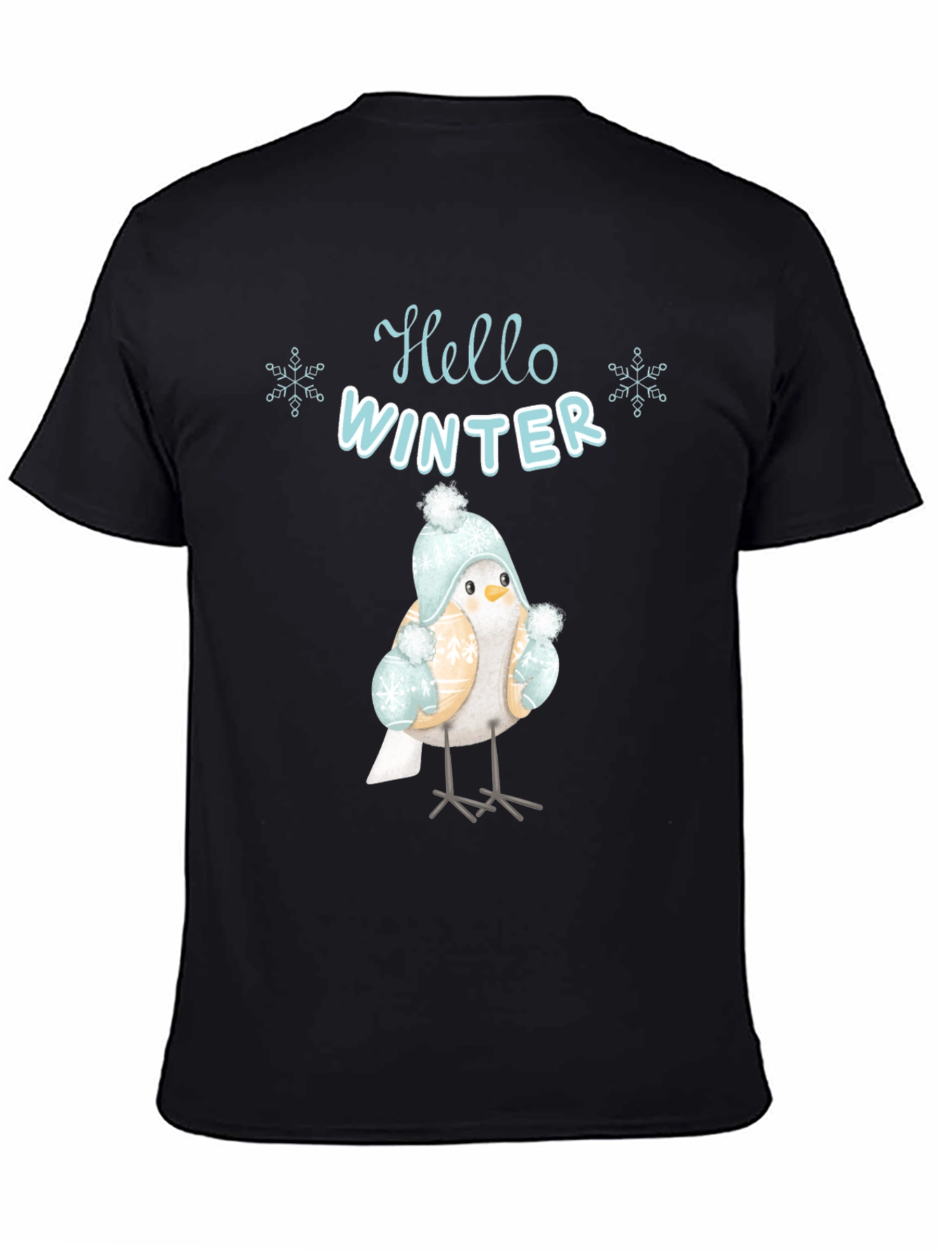 Hello Winter Bird Graphic Tee