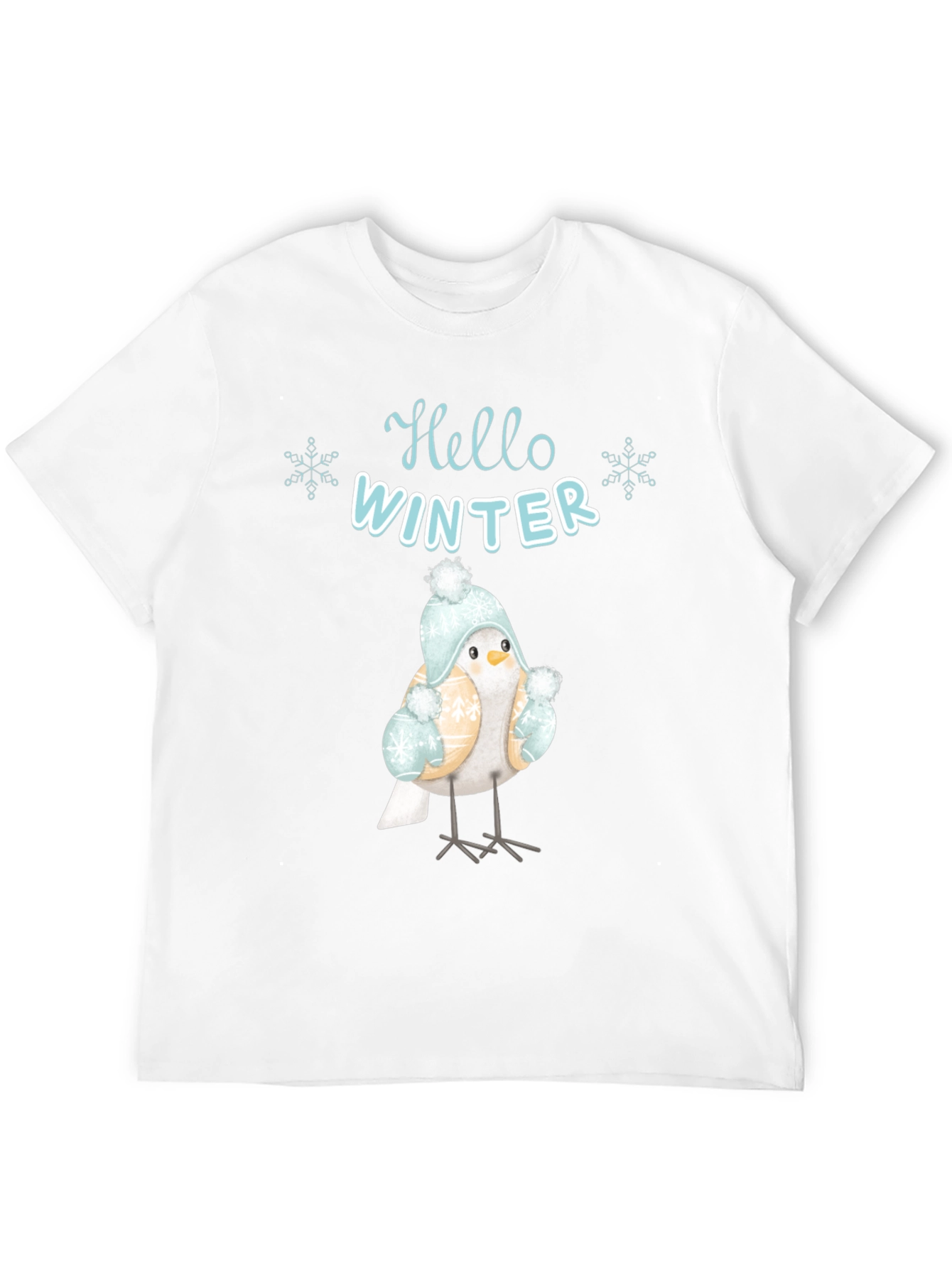 Hello Winter Bird Graphic Tee