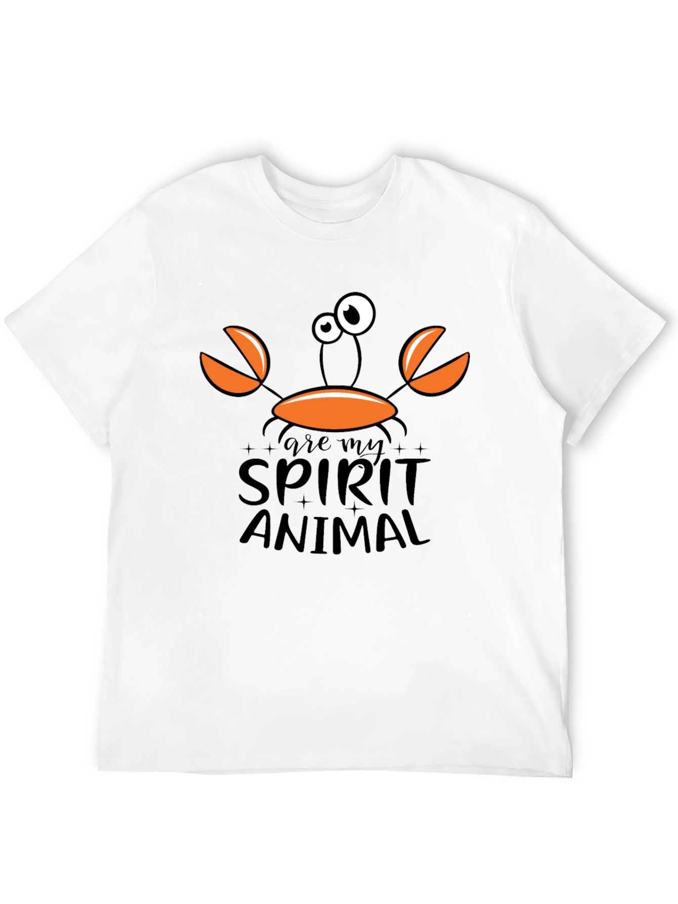 Crab Spirit Animal Graphic T-Shirt
