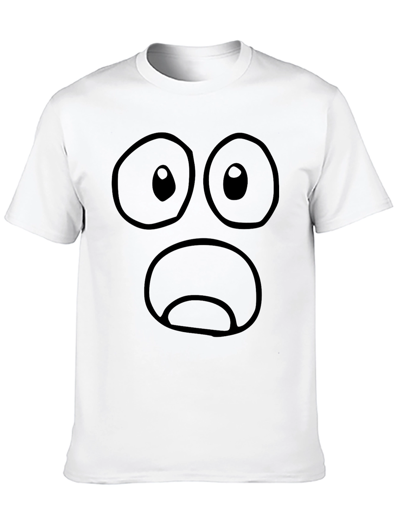 Shocked Face Graphic T-Shirt - Express Yourself
