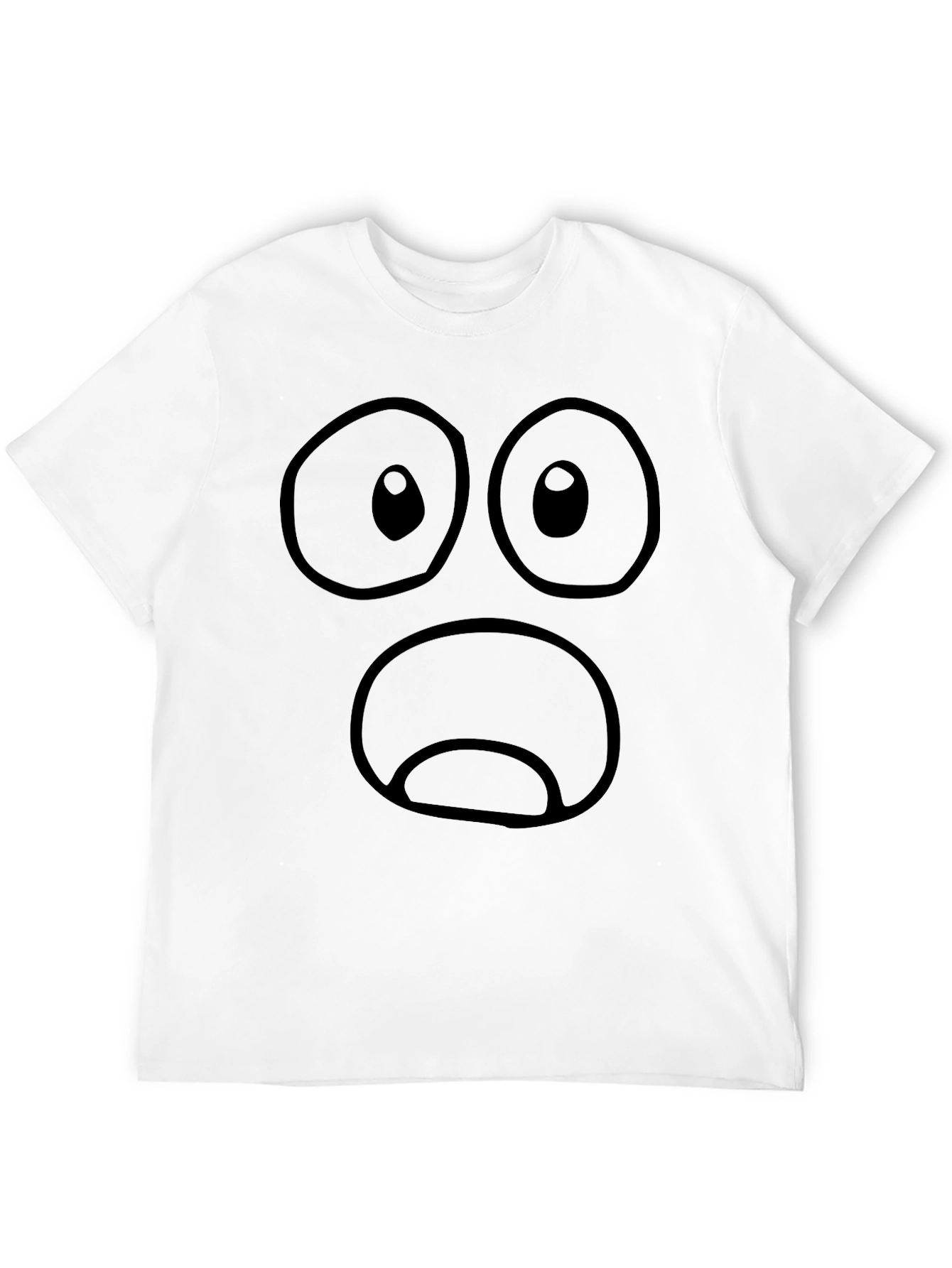 Shocked Face Graphic T-Shirt - Express Yourself