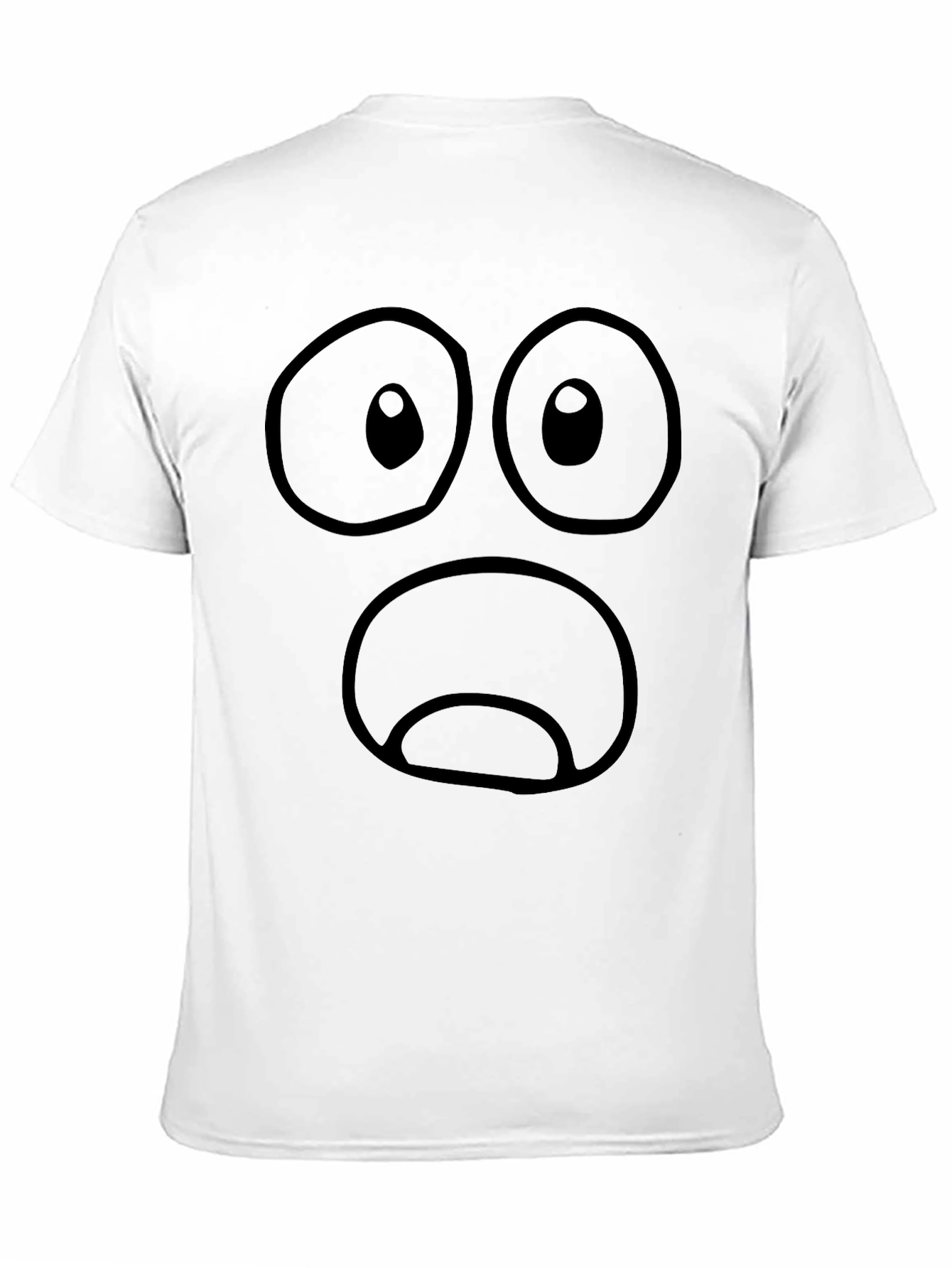 Shocked Face Graphic T-Shirt - Express Yourself