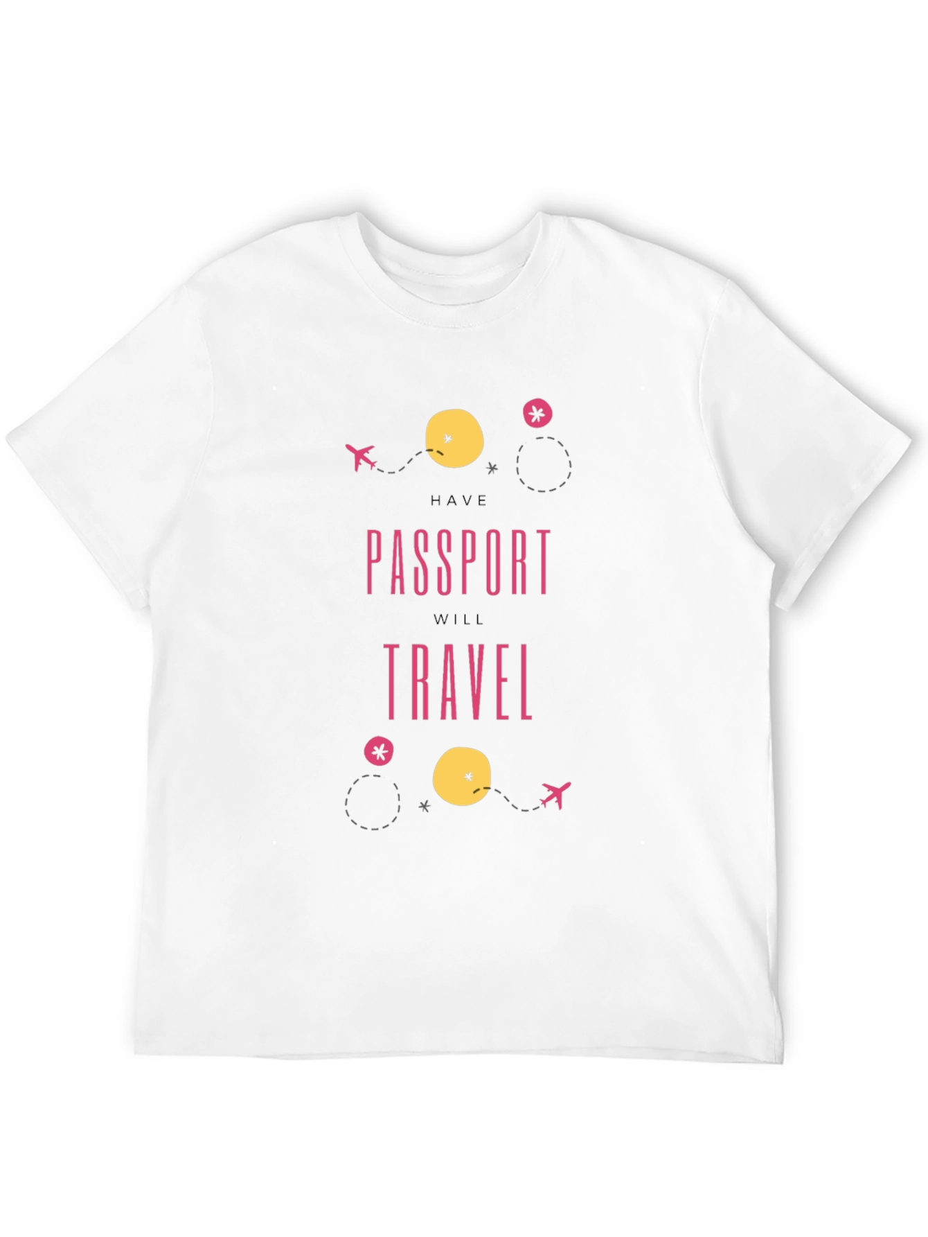 Passport to Travel Black Graphic Tee