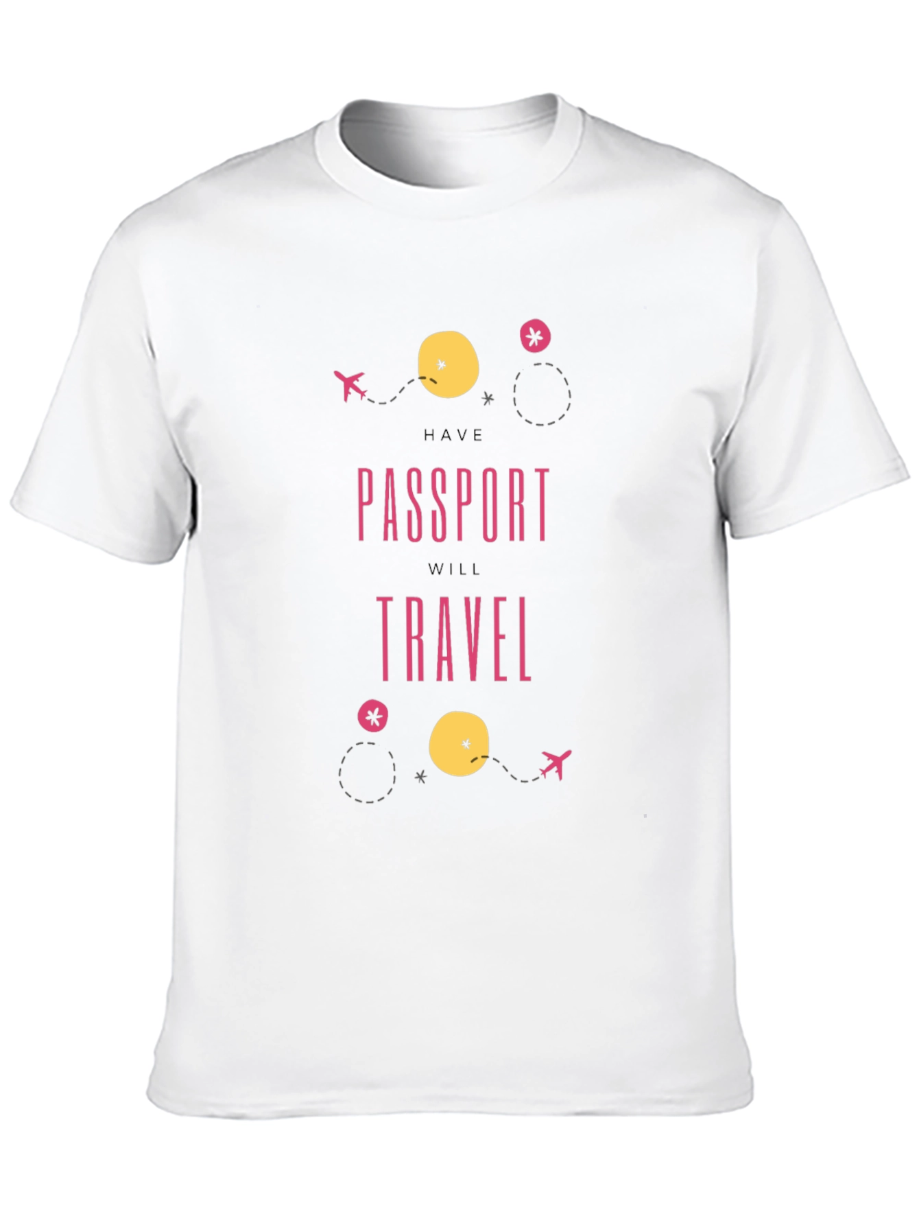Passport to Travel Black Graphic Tee
