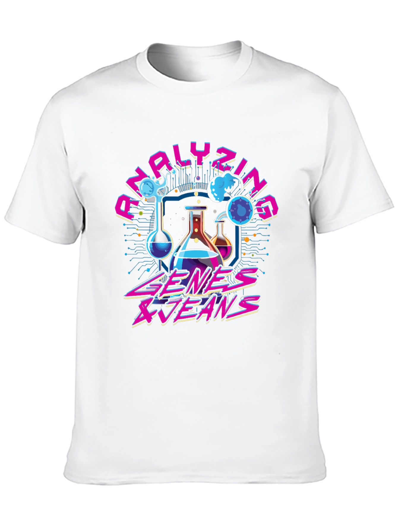 Analyzing Genes & Jeans Graphic T-Shirt