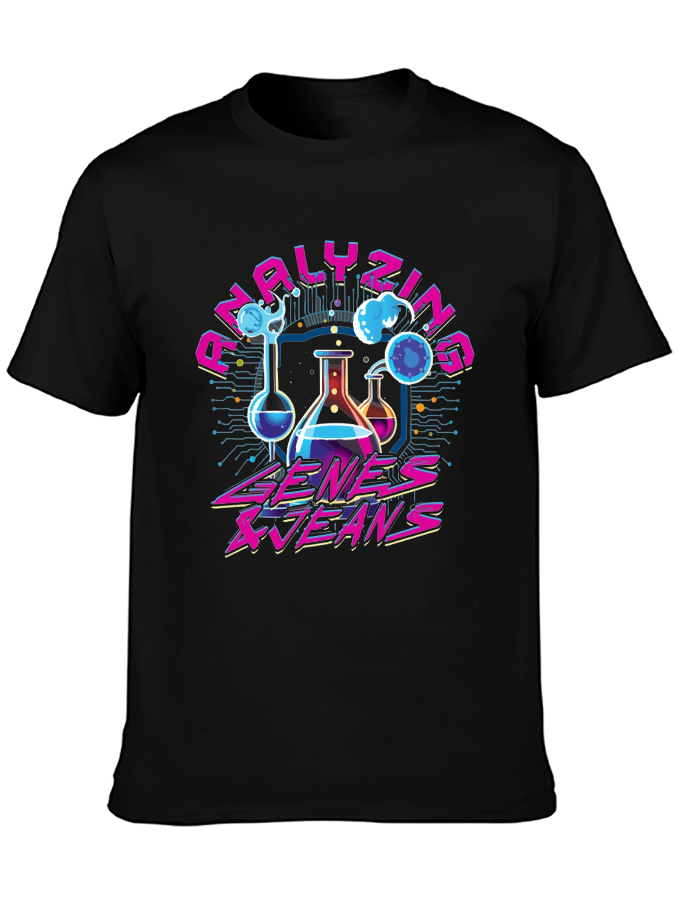 Analyzing Genes & Jeans Graphic T-Shirt