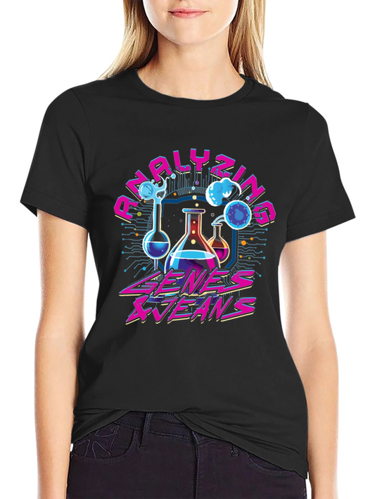 Analyzing Genes & Jeans Graphic T-Shirt