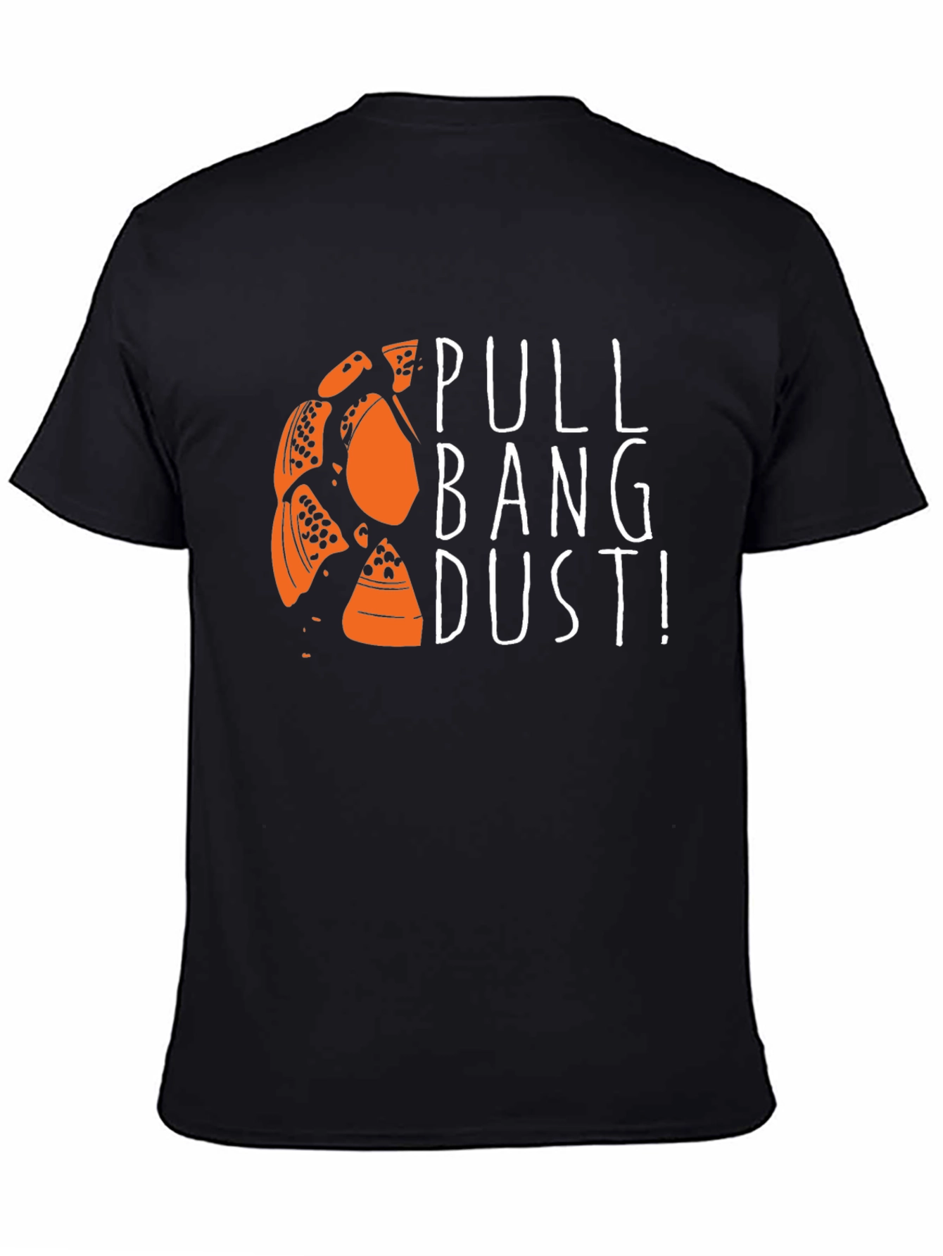 Pull Bang Dust! Graphic Tee - Black Cotton T-Shirt