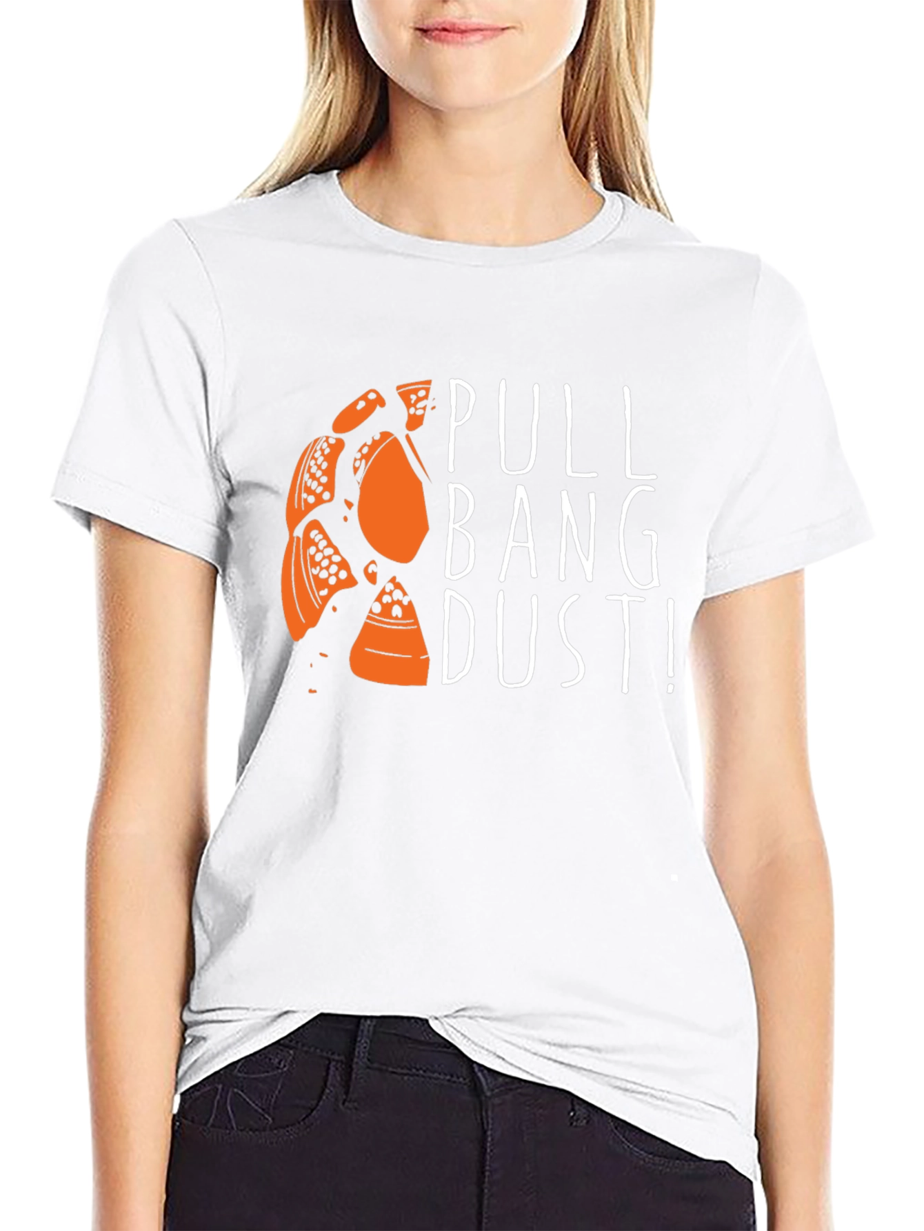 Pull Bang Dust! Graphic Tee - Black Cotton T-Shirt