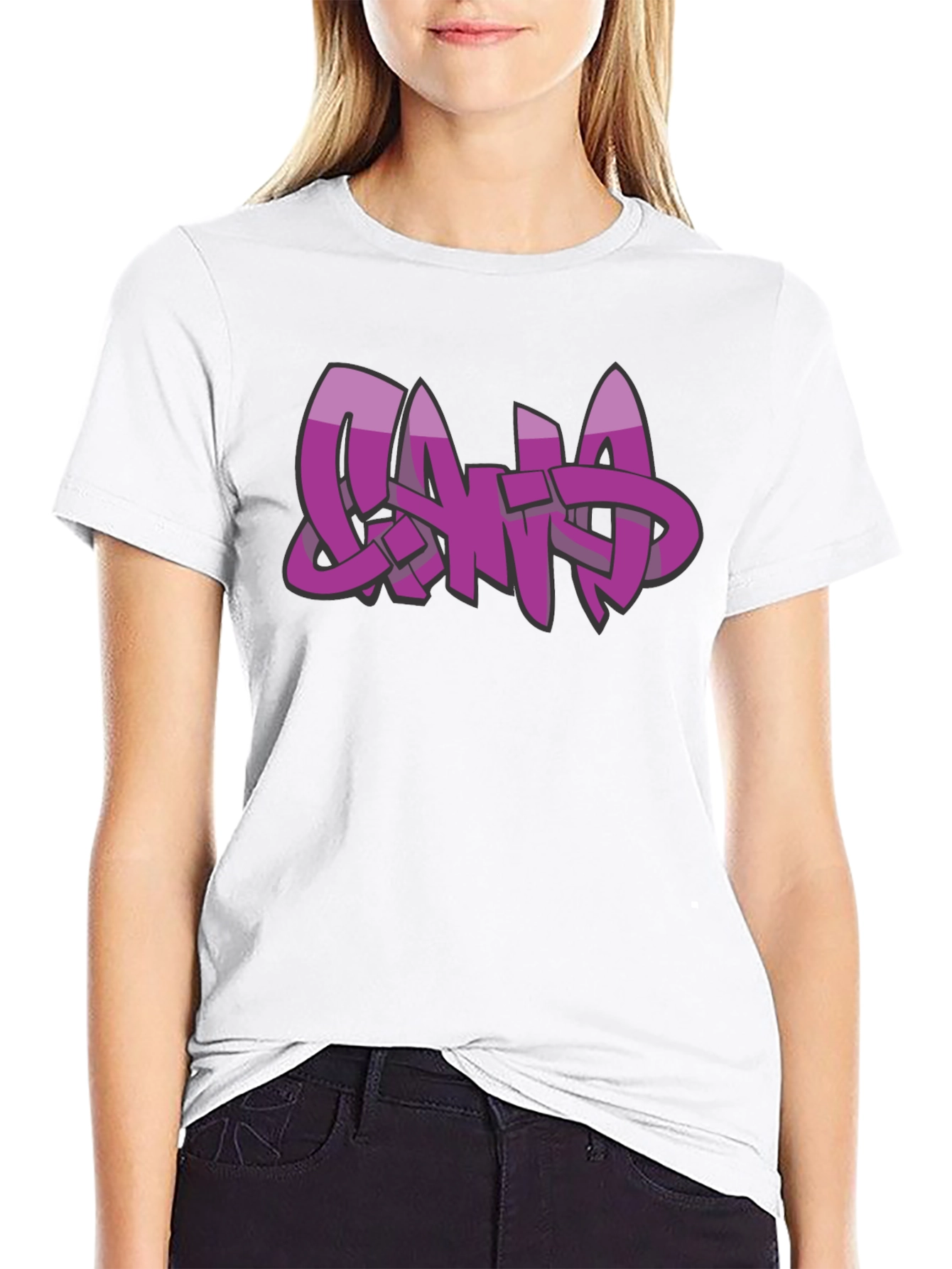 Graffiti Style Word Art Graphic Tee