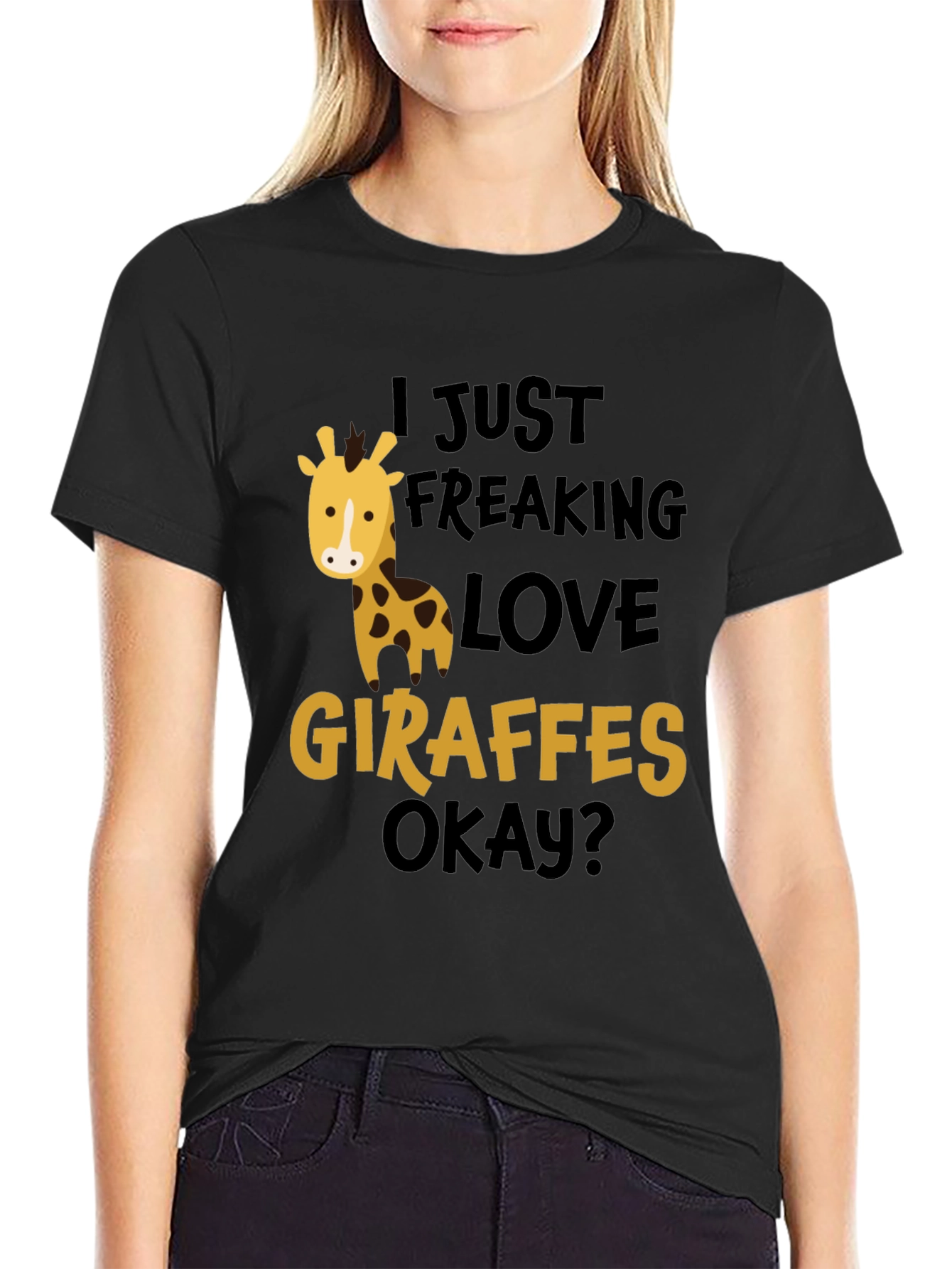 I Just Freaking Love Giraffes T-Shirt