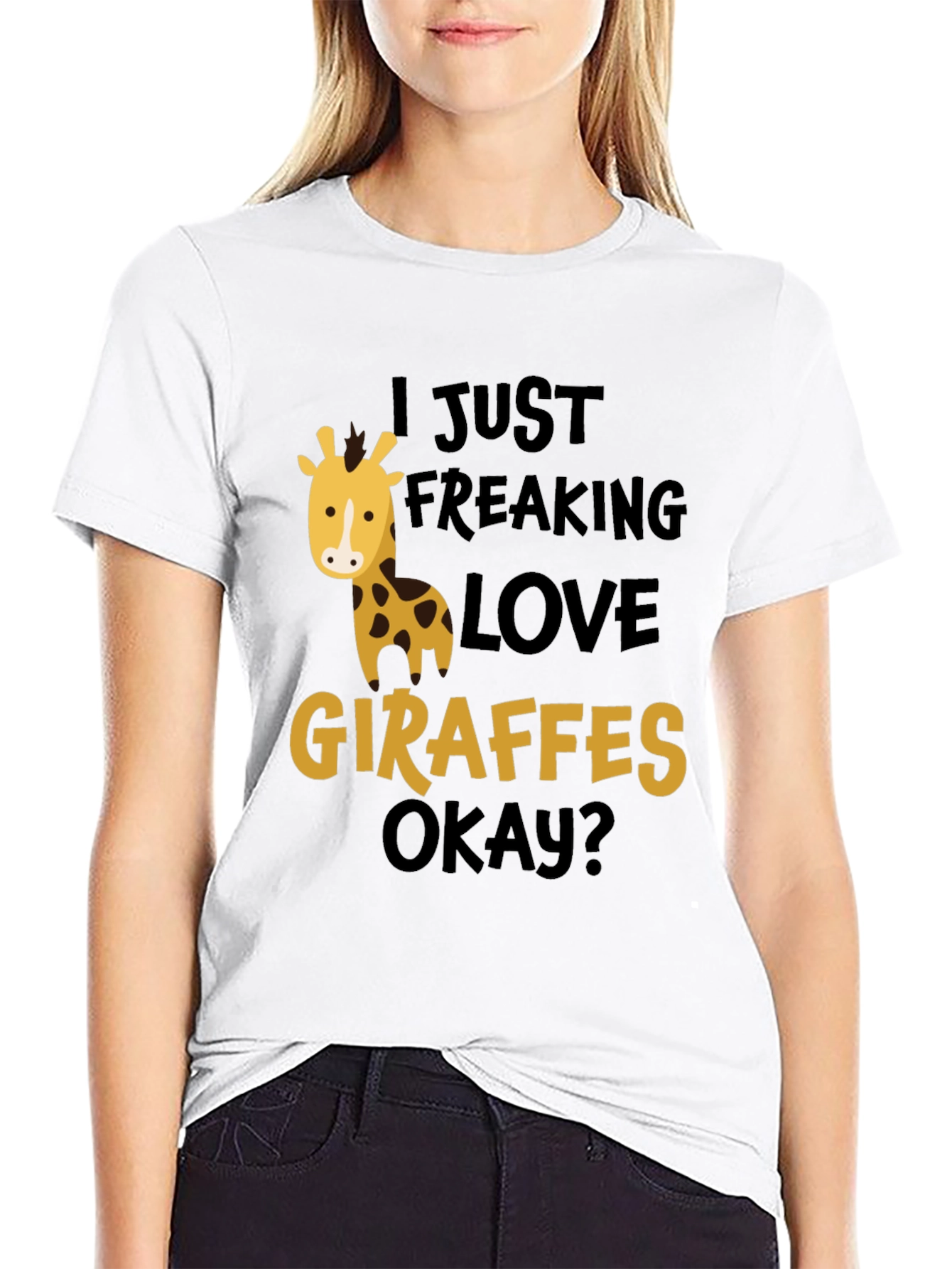 I Just Freaking Love Giraffes T-Shirt