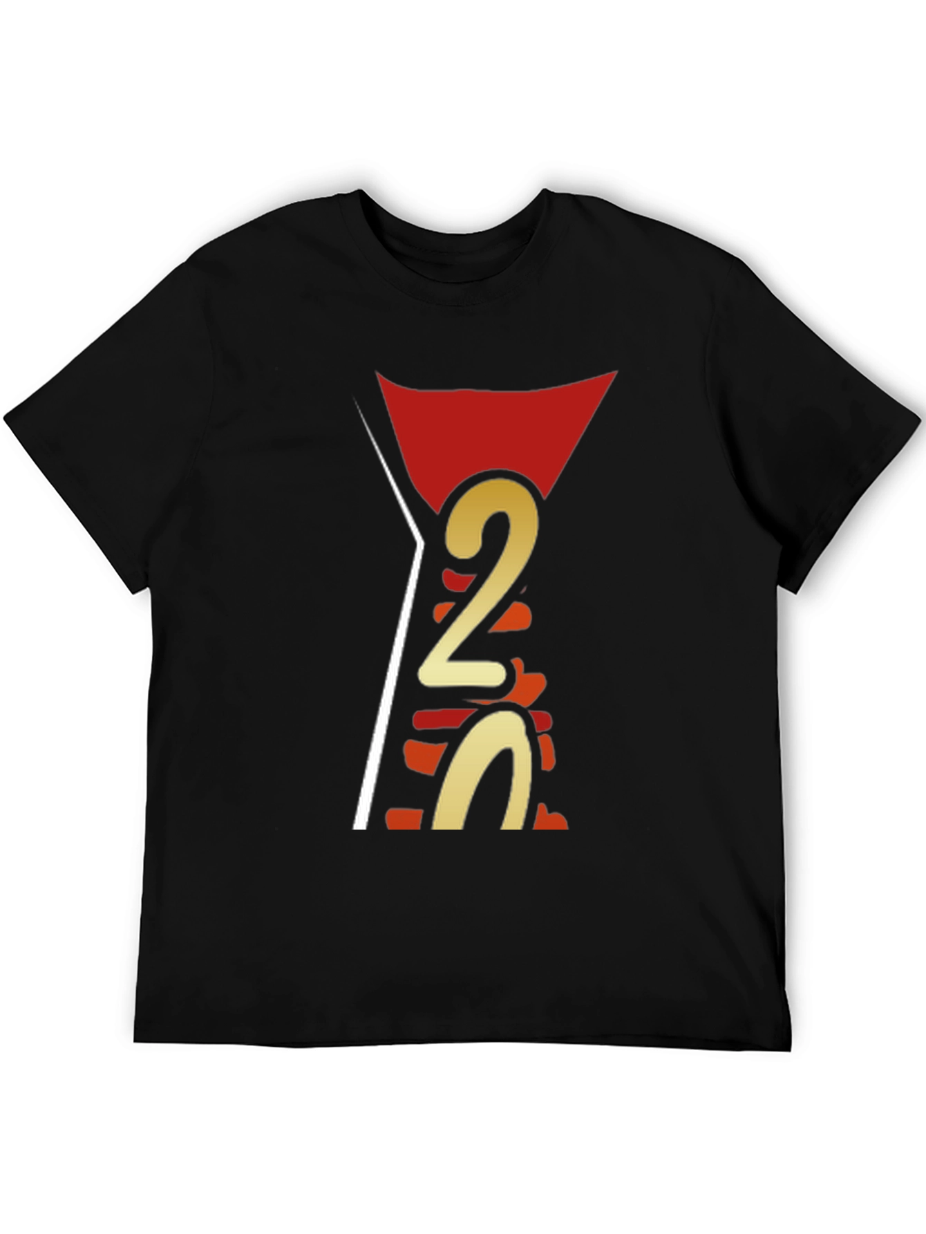 Modern Geometric Number Tee