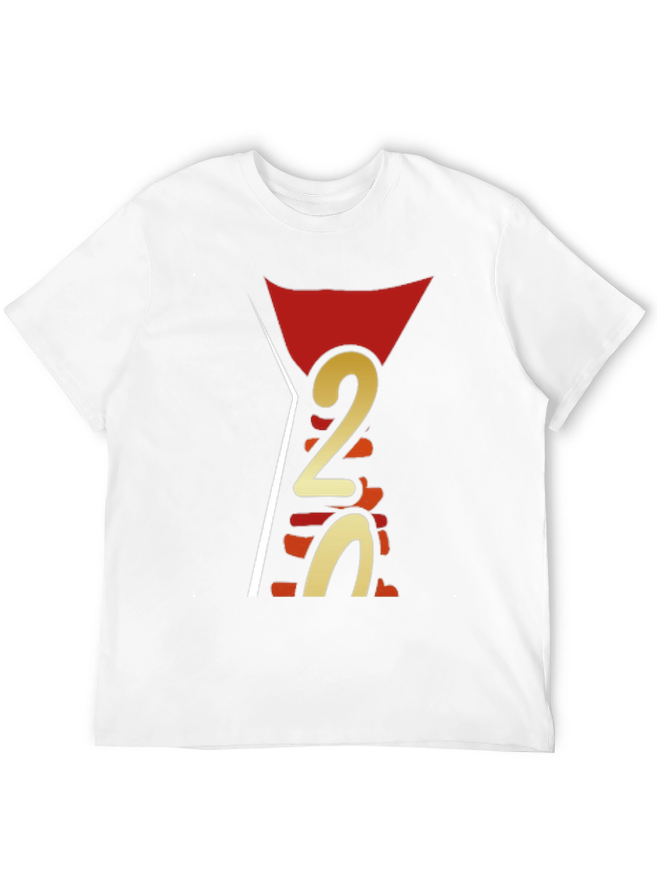 Modern Geometric Number Tee