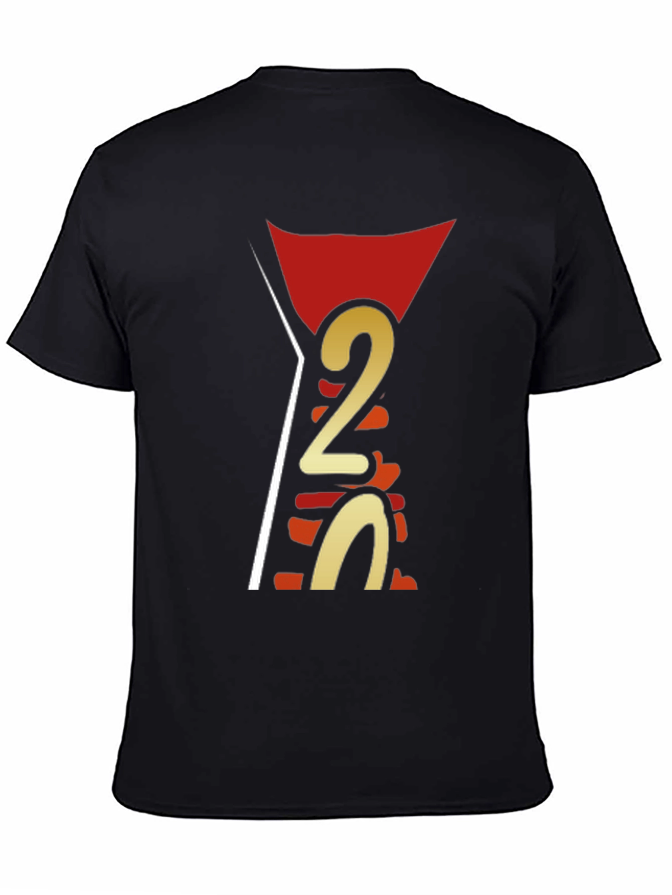 Modern Geometric Number Tee