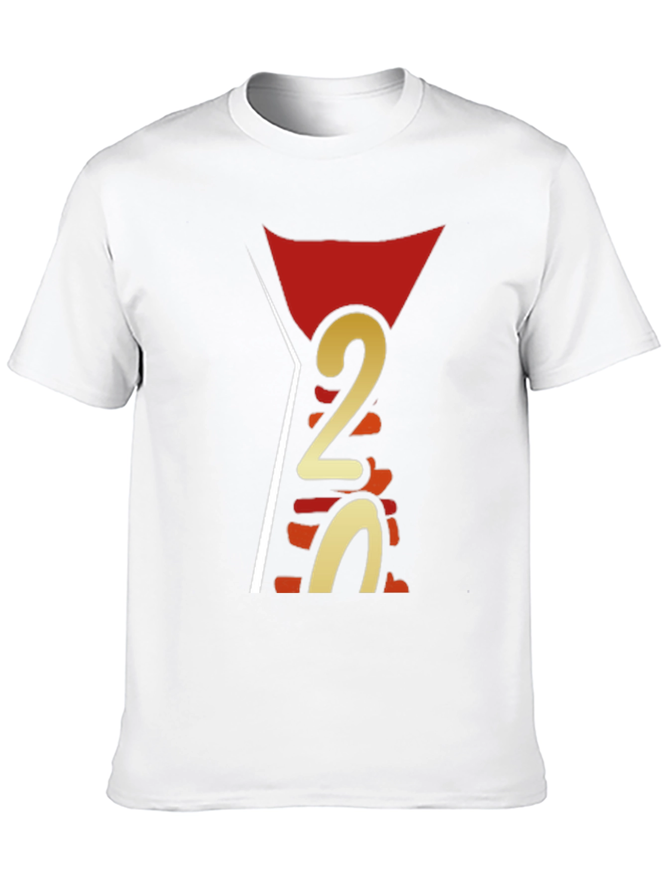 Modern Geometric Number Tee