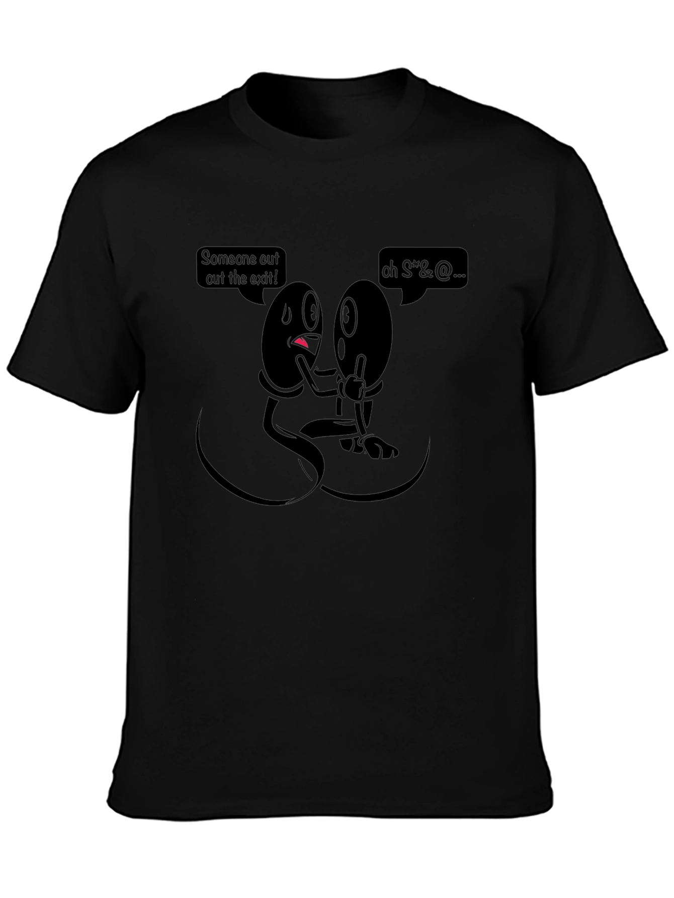Humorous Anatomy T-Shirt - The Exit!