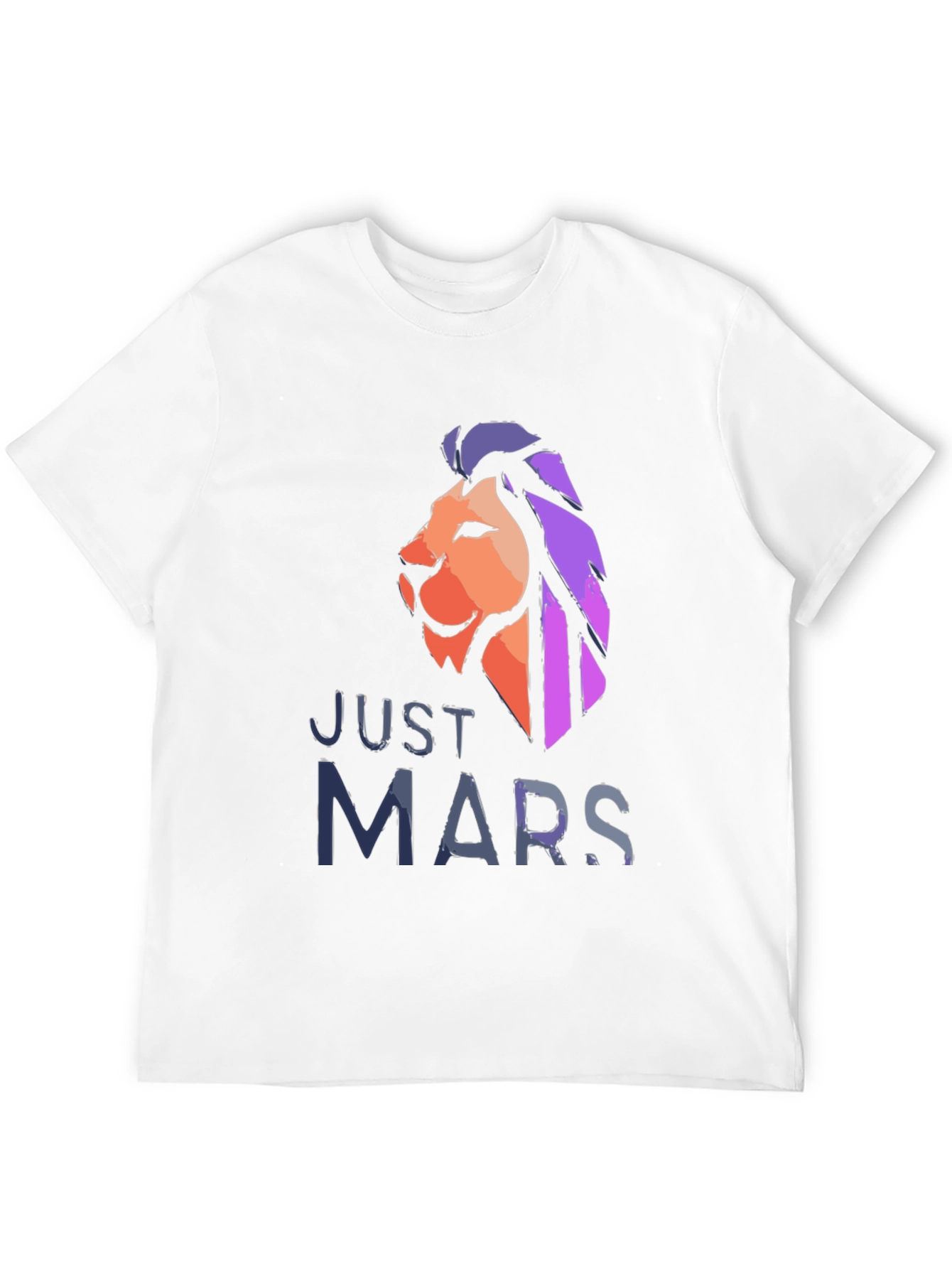 Just Mars Lion Graphic Tee - Black
