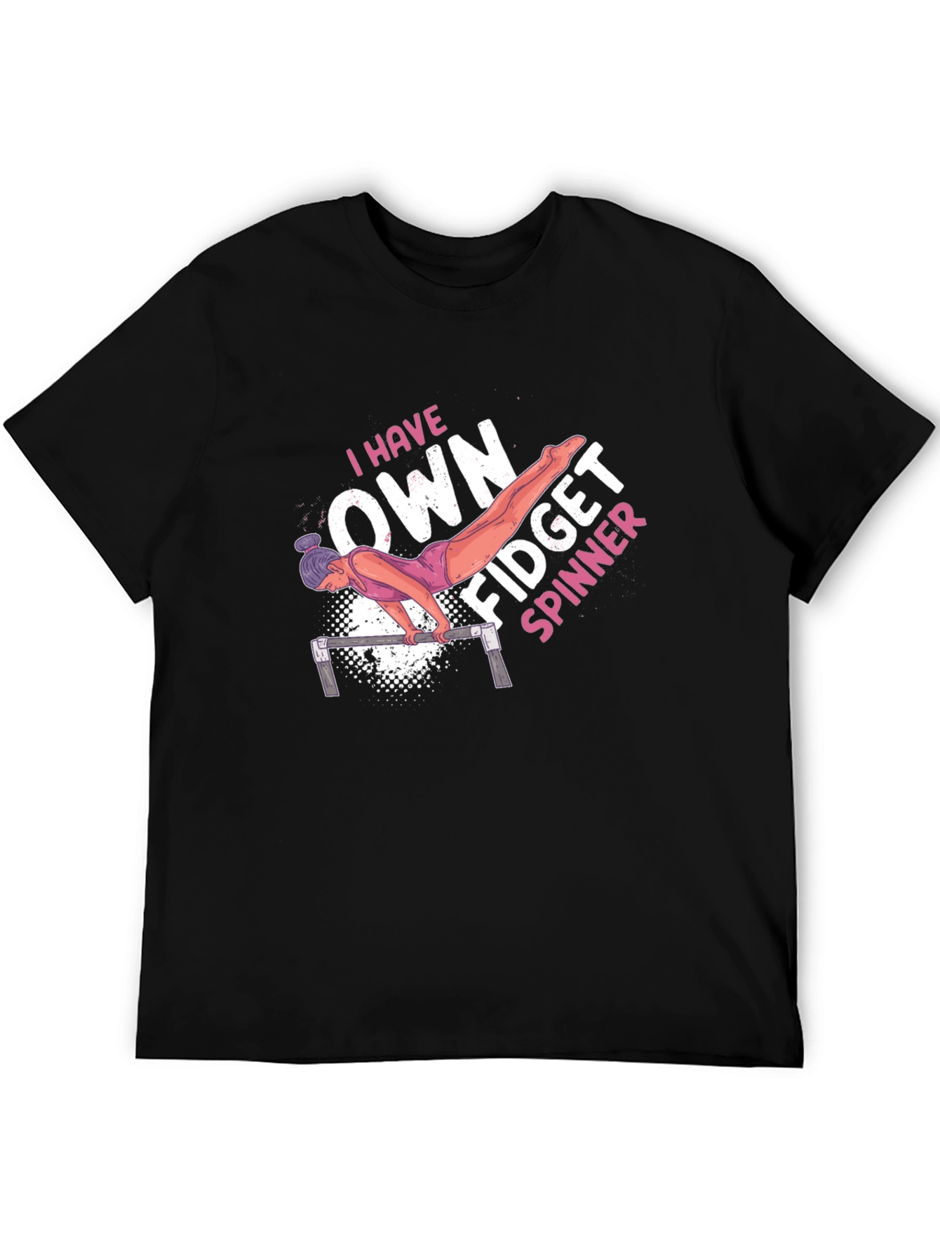 Gymnast Fidget Spinner Graphic Tee