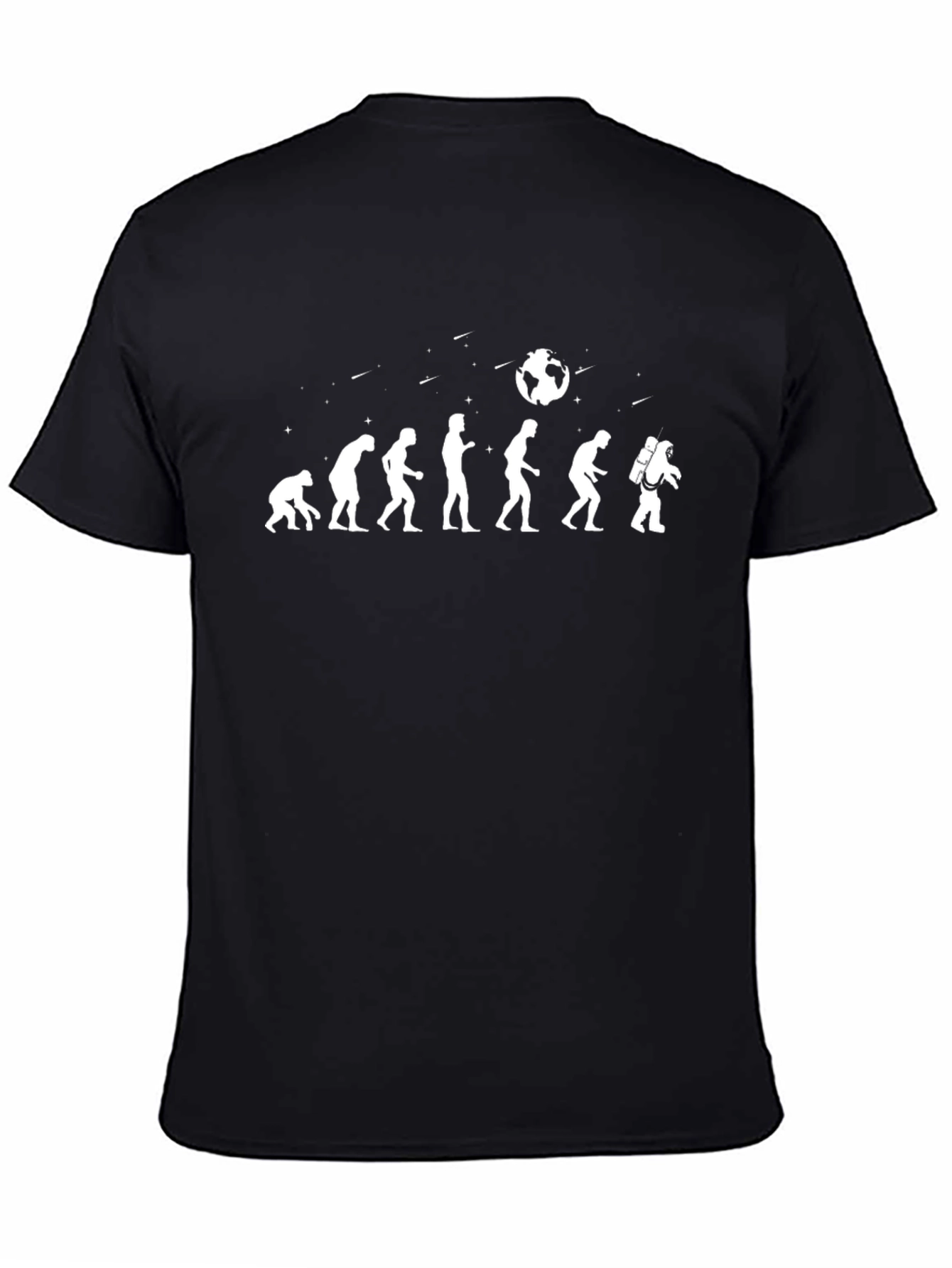 Evolution to Space T-Shirt - Black
